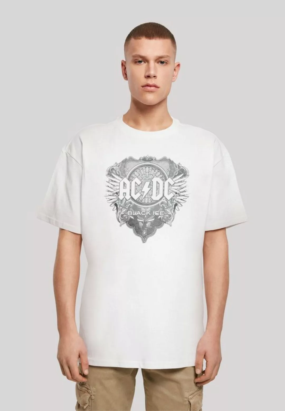 F4NT4STIC T-Shirt "ACDC Rock Band Black Ice", Print günstig online kaufen