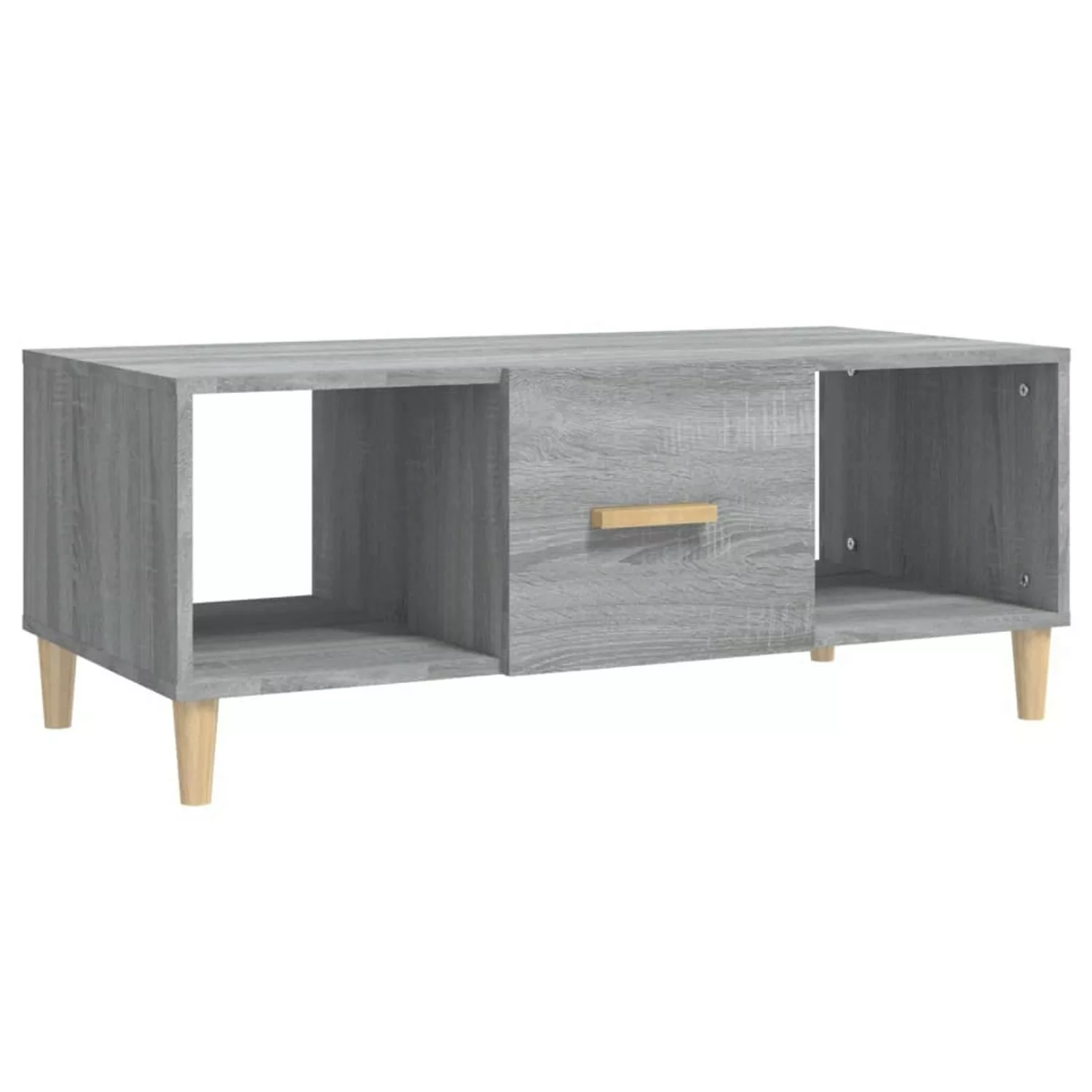 Vidaxl Couchtisch Grau Sonoma 102x50x40 Cm Holzwerkstoff günstig online kaufen