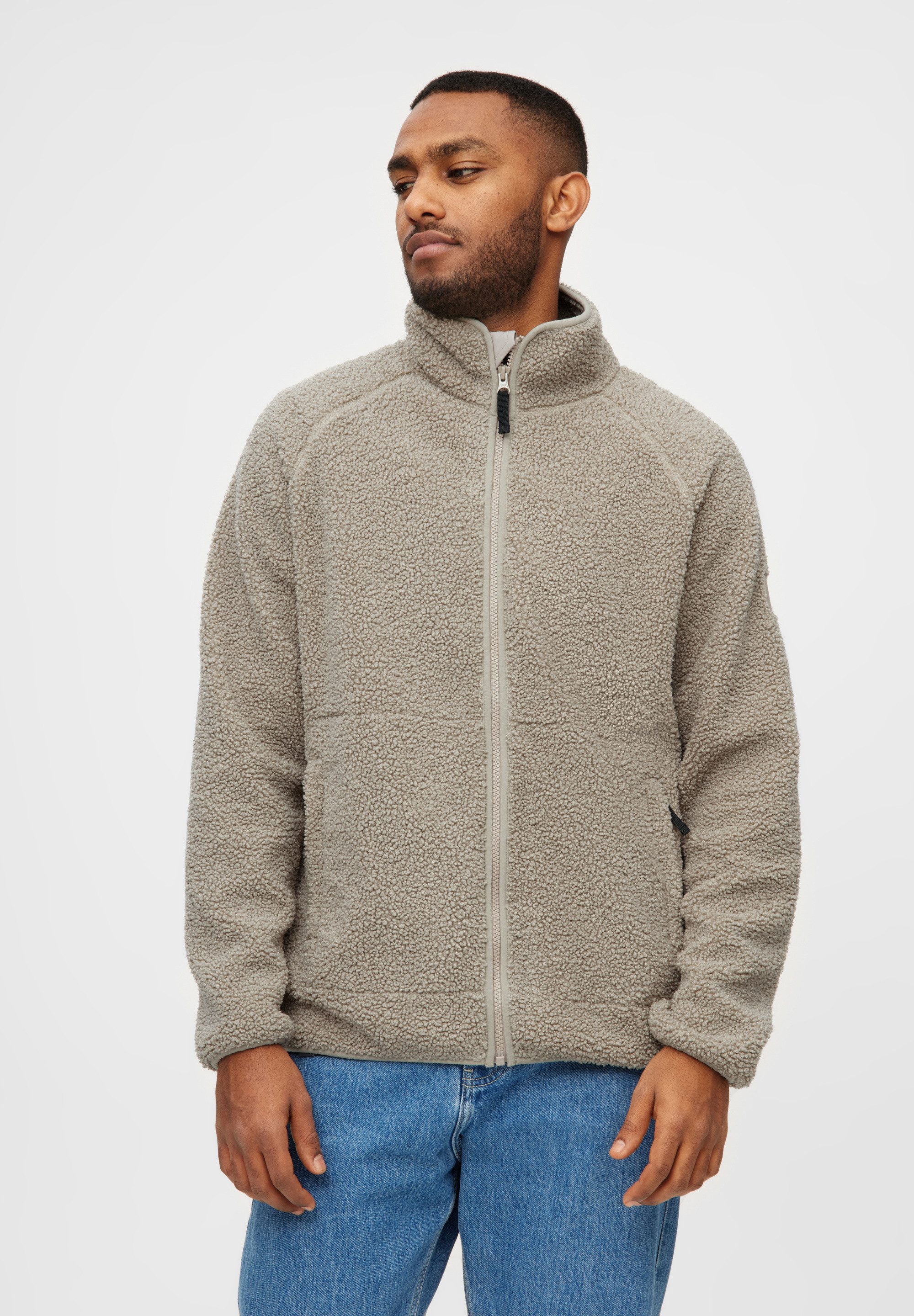 Derbe Fleecejacke "Kuschelby", Recyceltes Fleece, Jersey innen, Taschen mit günstig online kaufen