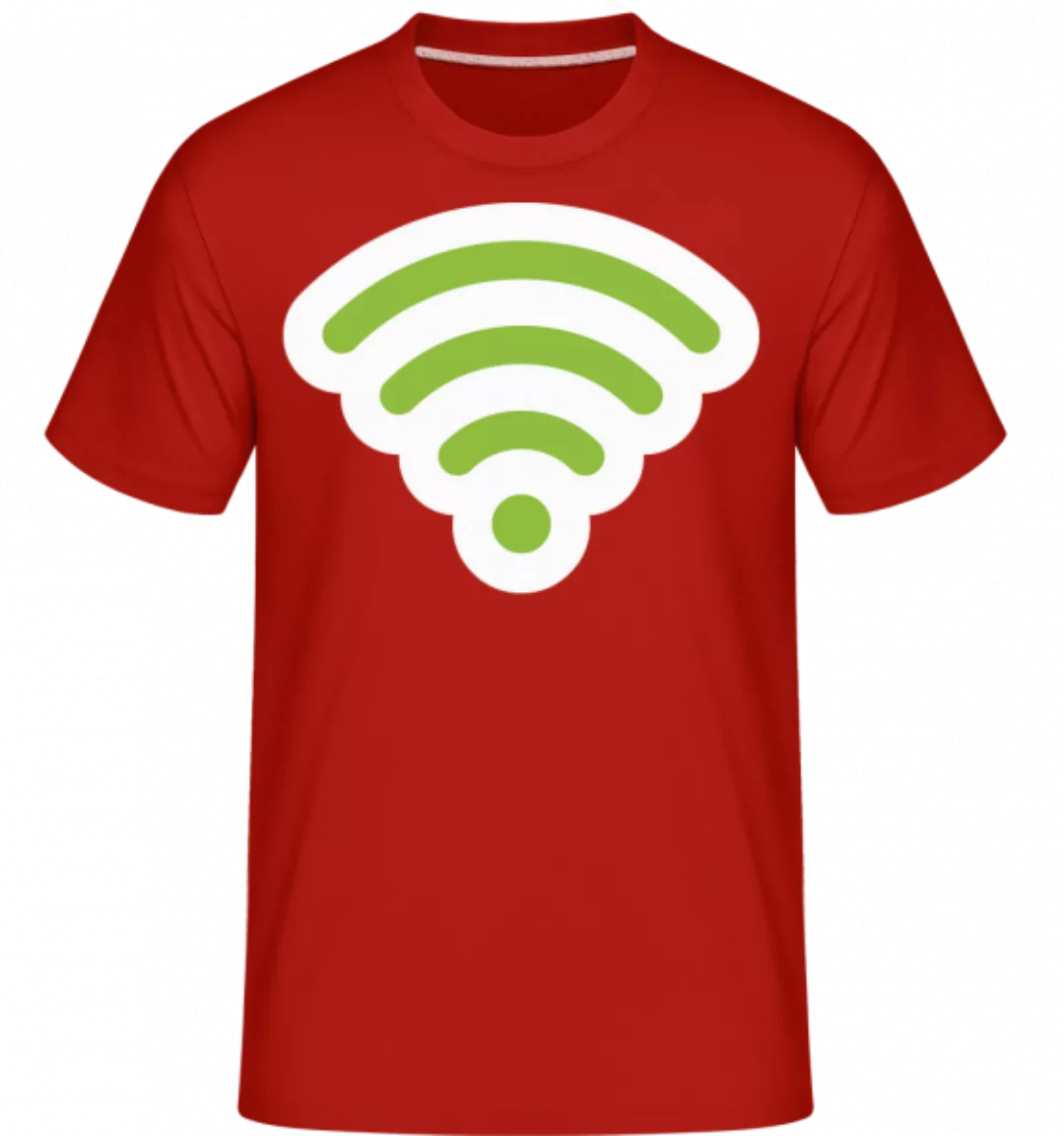 Wlan Icon Green · Shirtinator Männer T-Shirt günstig online kaufen
