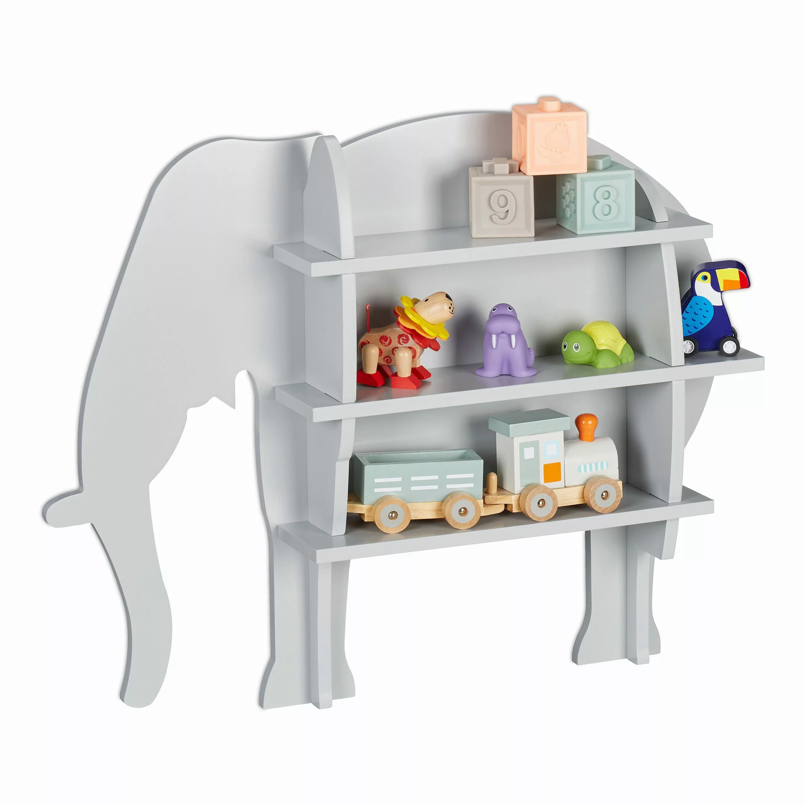 relaxdays Kinderregal Elefant günstig online kaufen