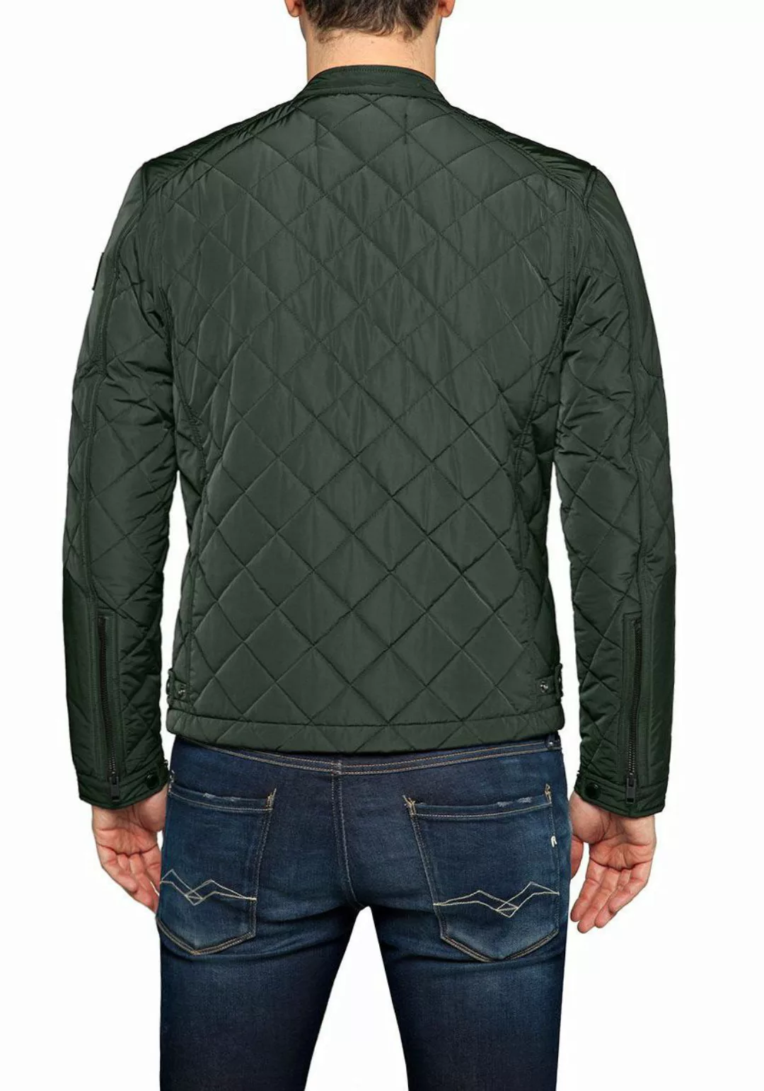 Replay Steppjacke mit Rautenmuster günstig online kaufen