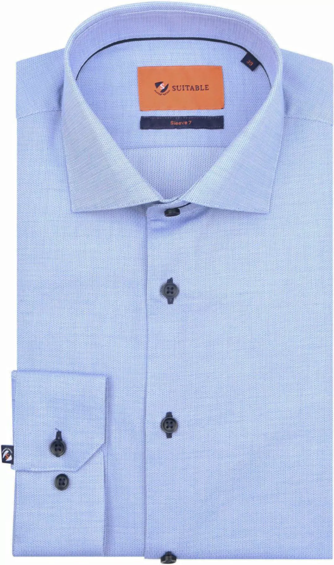 Suitable Hemd Extra Lange Ärmel Blau 23-02 - Größe 40 günstig online kaufen