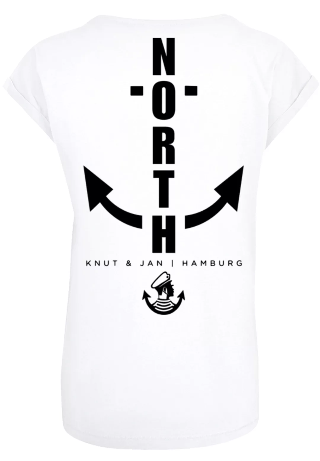 F4NT4STIC T-Shirt "North Anchor Knut & Jan Hamburg", Print günstig online kaufen