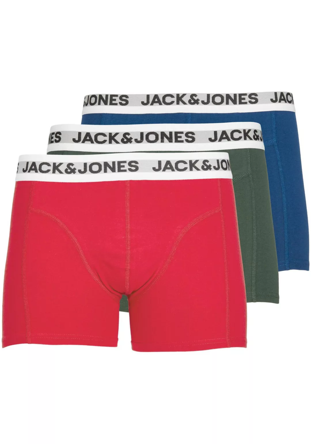 Jack & Jones Boxershorts "JACRIKKI TRUNKS 3 PACK", (Packung, 3 St.) günstig online kaufen