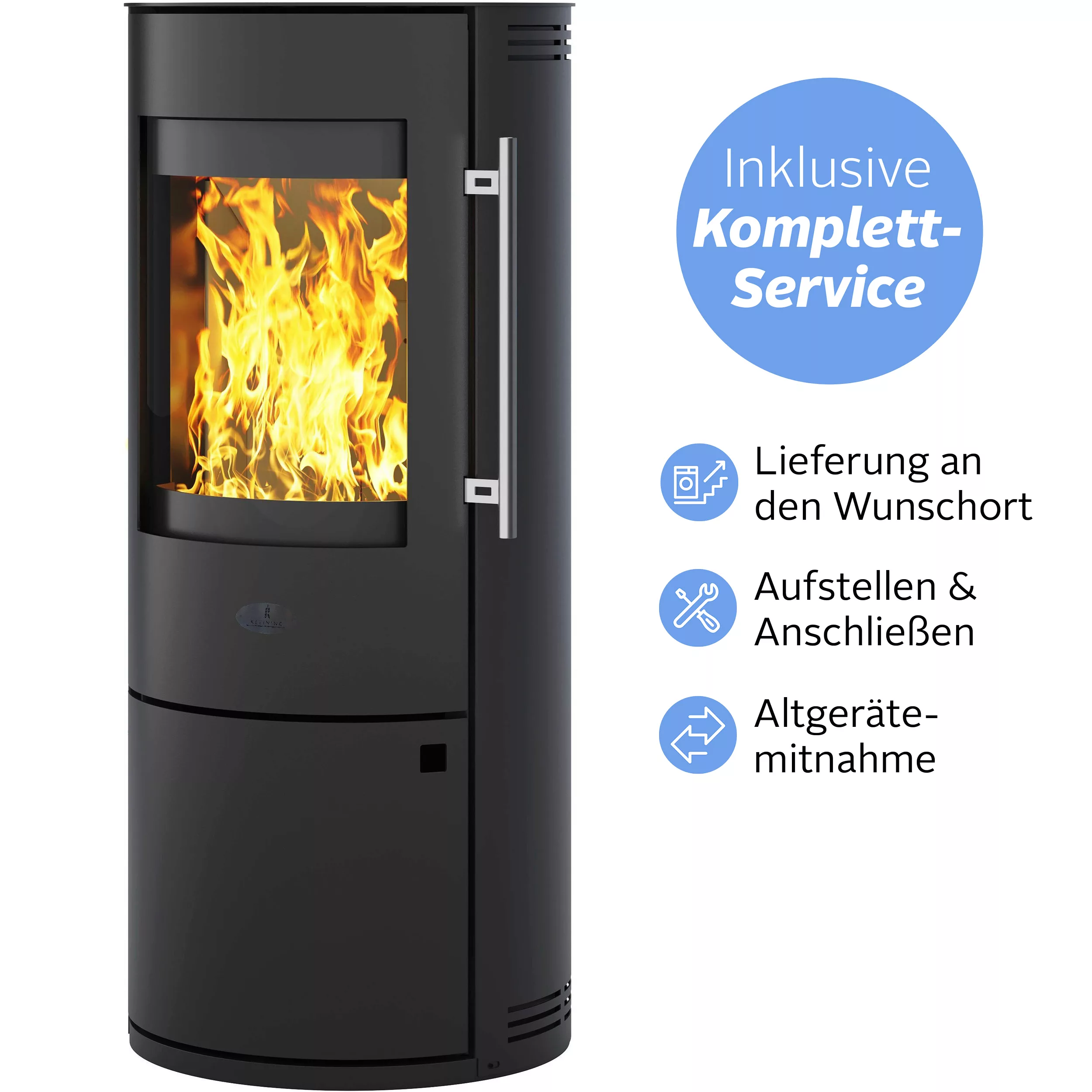 Firefix Kaminofen »»Neapel««, (Alles inklusive Service: Aufstellen, Anschli günstig online kaufen