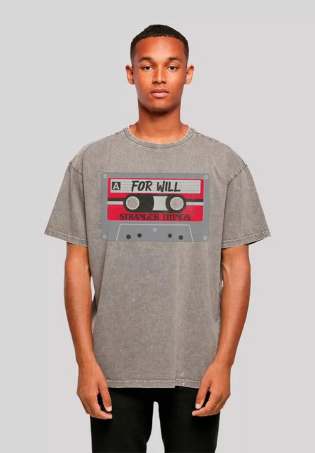 F4NT4STIC T-Shirt "Stranger Things Cassette For Will Netflix", Premium Qual günstig online kaufen