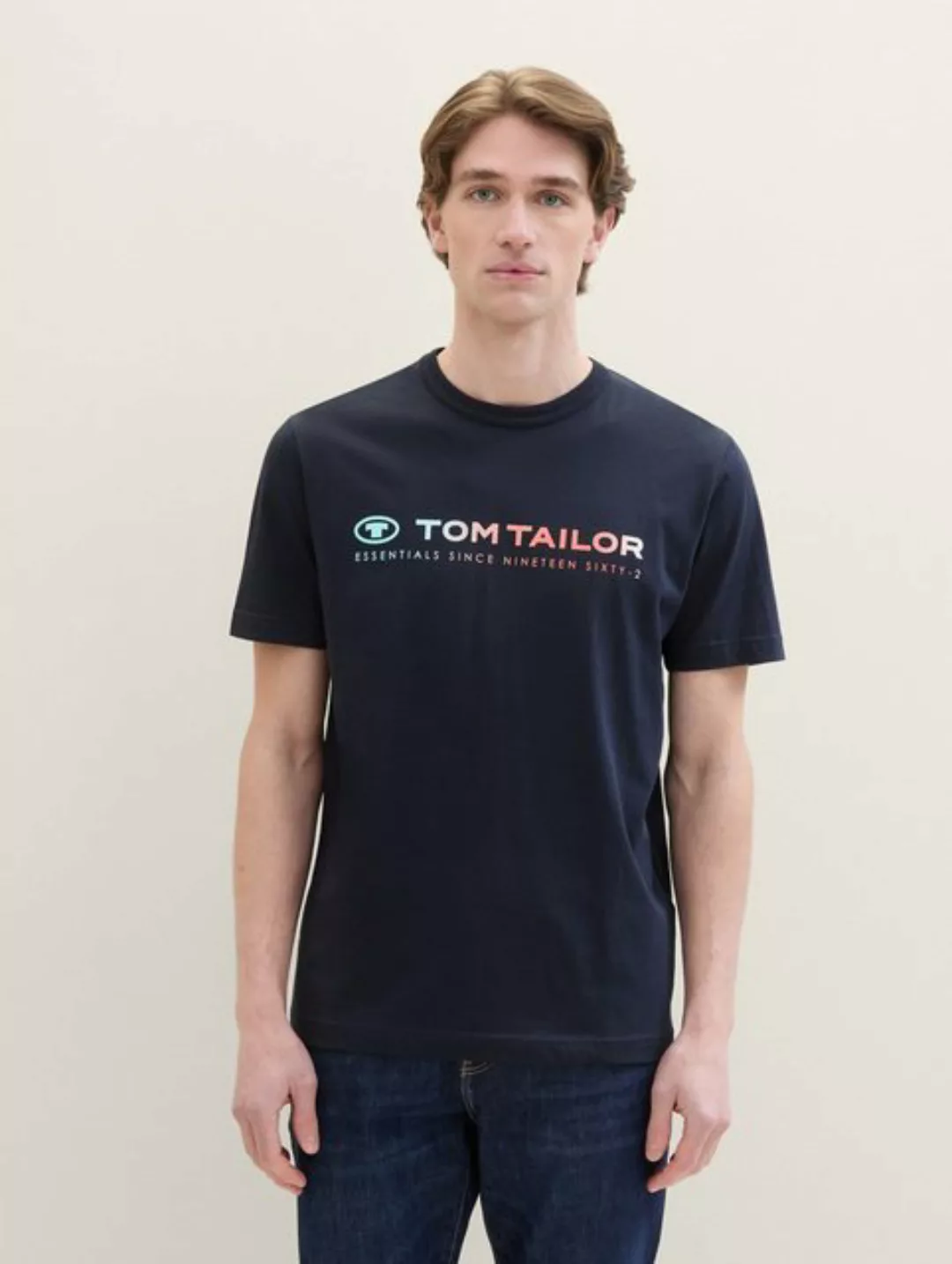 TOM TAILOR T-Shirt T-Shirt mit Logo Print günstig online kaufen