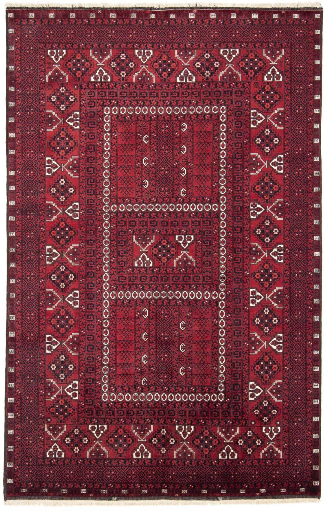 morgenland Orientteppich »Turkaman - 246 x 159 cm - dunkelrot«, rechteckig günstig online kaufen
