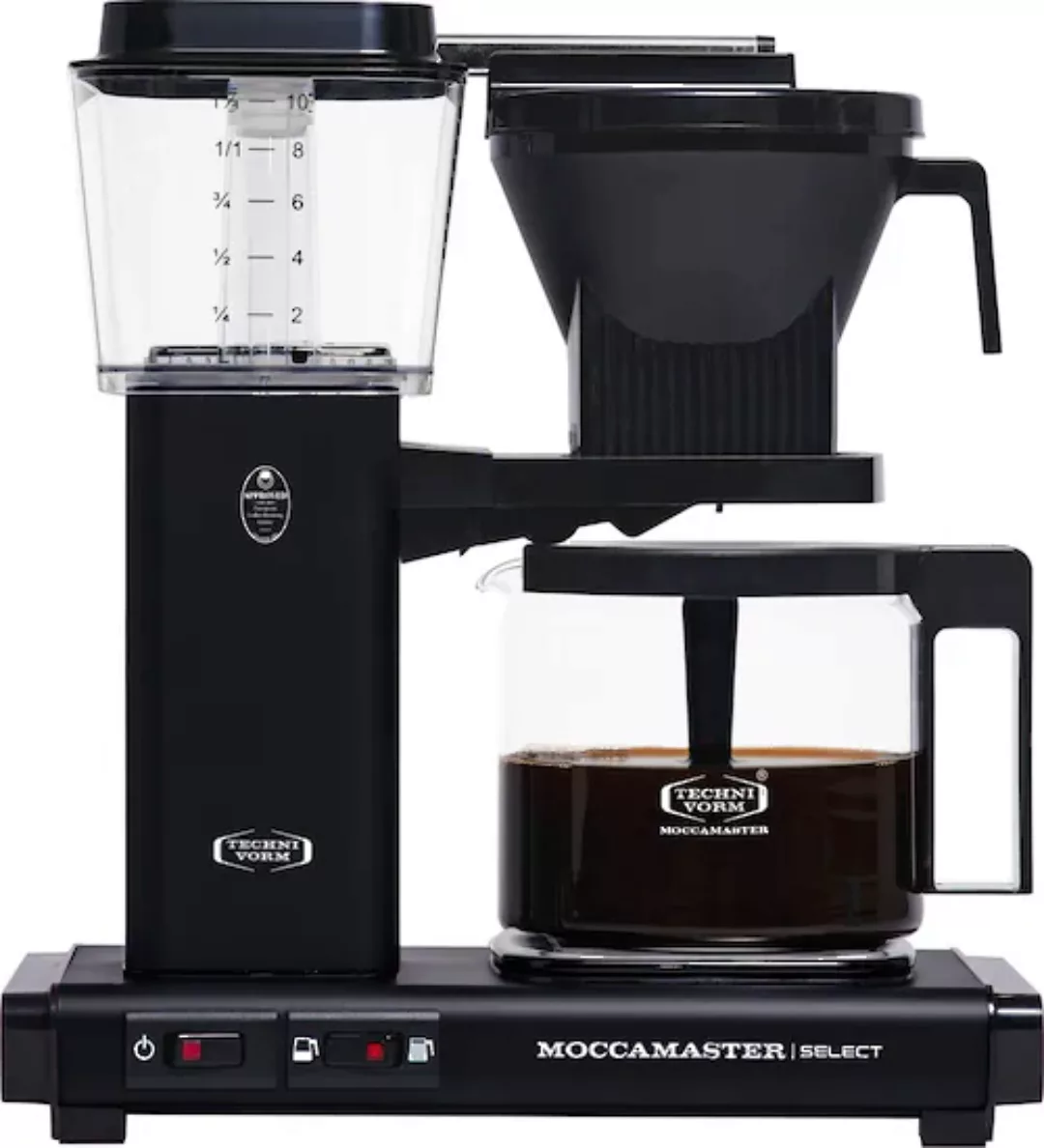 Moccamaster Filterkaffeemaschine »KBG Select matt black«, 1,25 l Kaffeekann günstig online kaufen