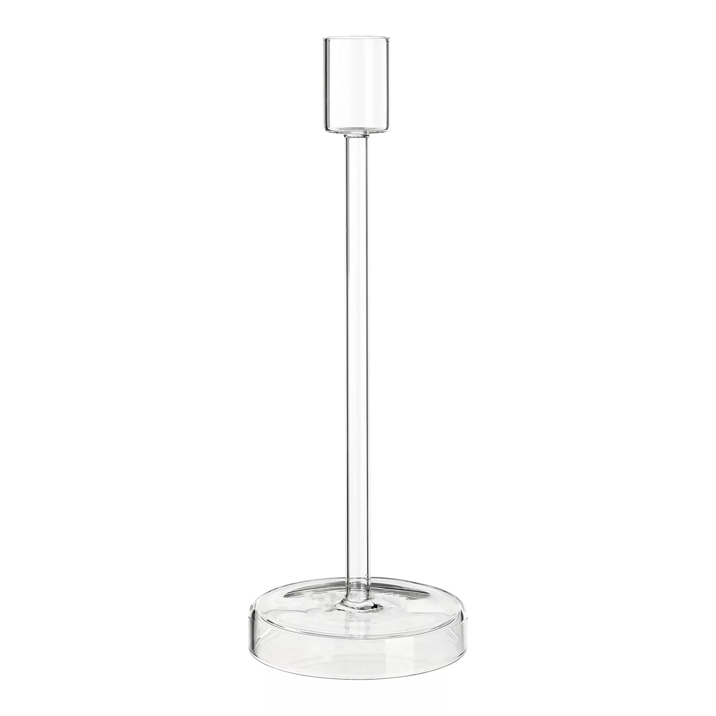 Stabkerzenhalter Glas ca.8,5x25cm, klar günstig online kaufen