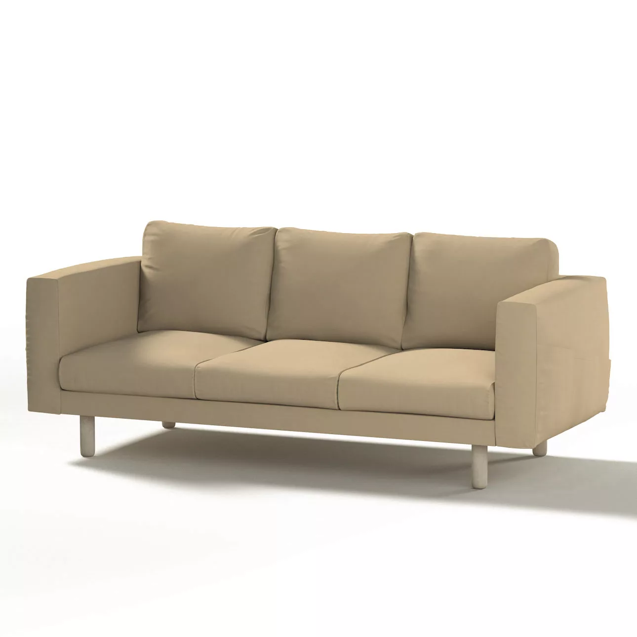 Bezug für Norsborg 3-Sitzer Sofa, caffe latte, Norsborg 3-Sitzer Sofabezug, günstig online kaufen