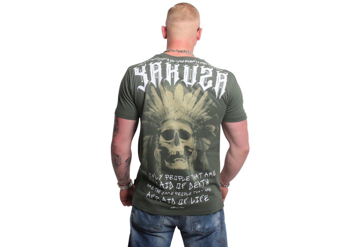 YAKUZA T-Shirt Afraid Of Life günstig online kaufen