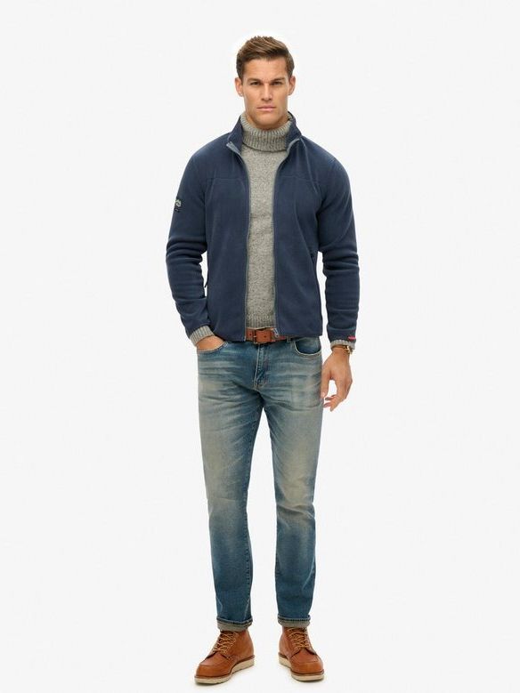 Superdry Strickjacke Fleece Lauren Navy - Größe XL günstig online kaufen