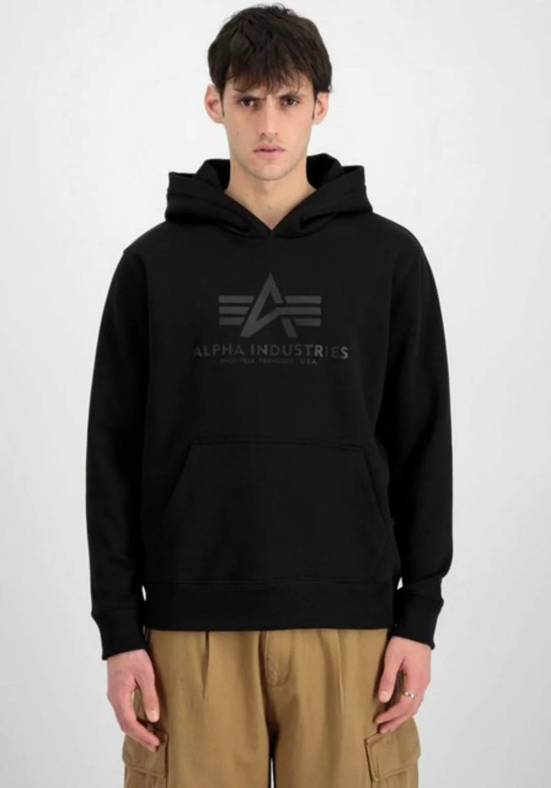 Alpha Industries Kapuzensweatshirt Basic Hoody Carbon günstig online kaufen