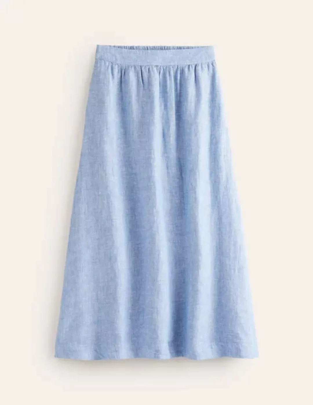 Florence Midirock aus Leinen Damen Boden, Chambray günstig online kaufen