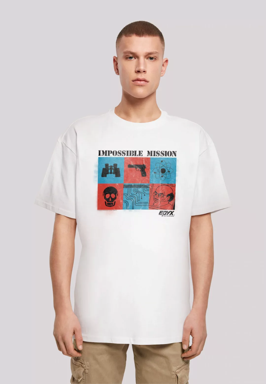 F4NT4STIC T-Shirt "Impossible Mission Retro Gaming SEVENSQUARED", Print günstig online kaufen