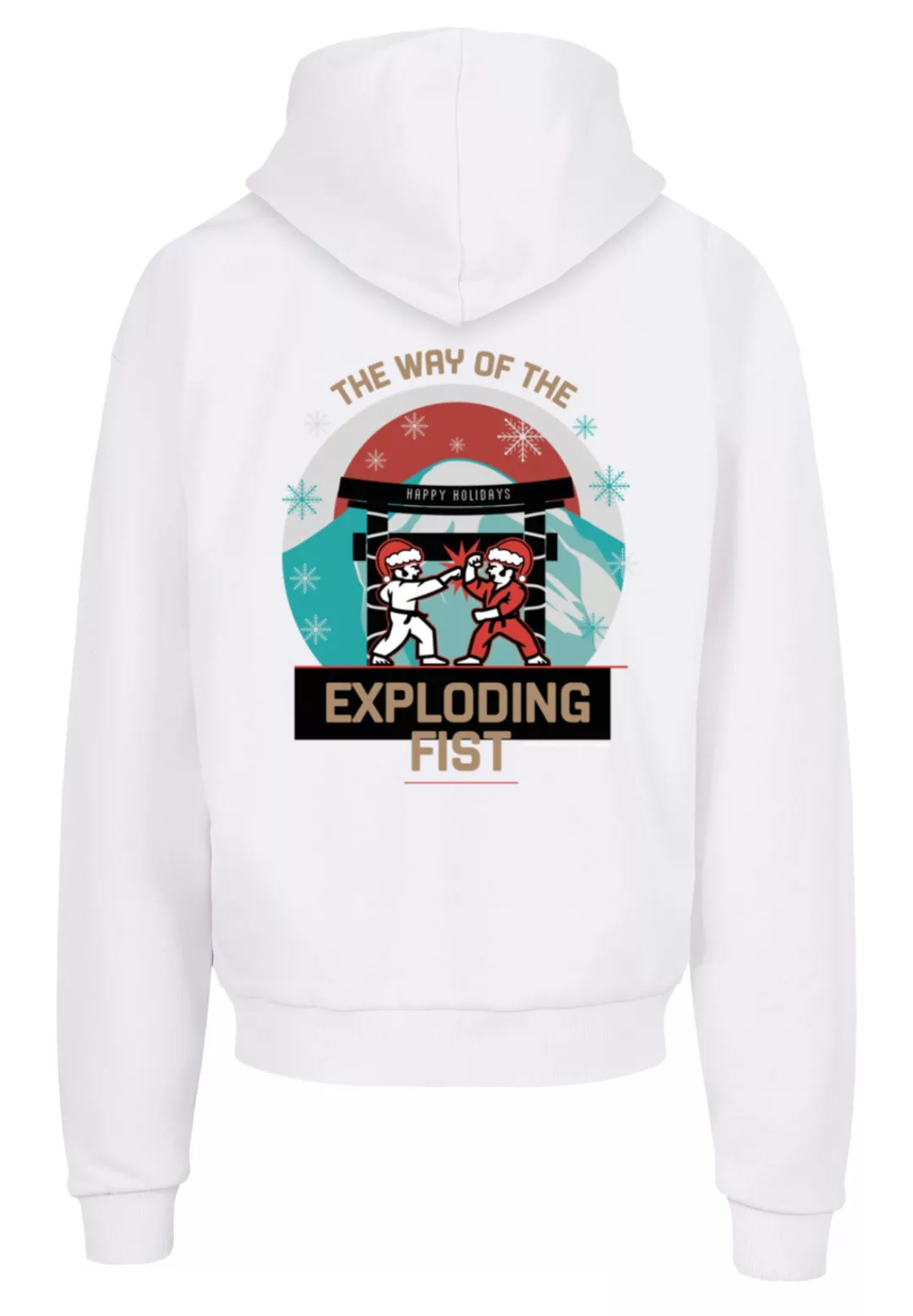 F4NT4STIC Kapuzenpullover "Christmas Way of the Exploding Fist", Print günstig online kaufen