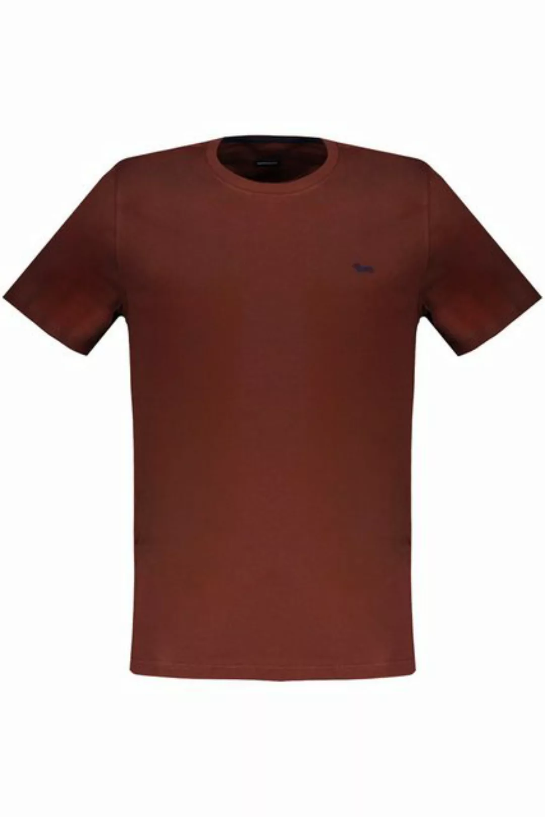 Harmont & Blaine T-Shirt Braunes Herren T-Shirt mit Stickerei - Schmaler günstig online kaufen