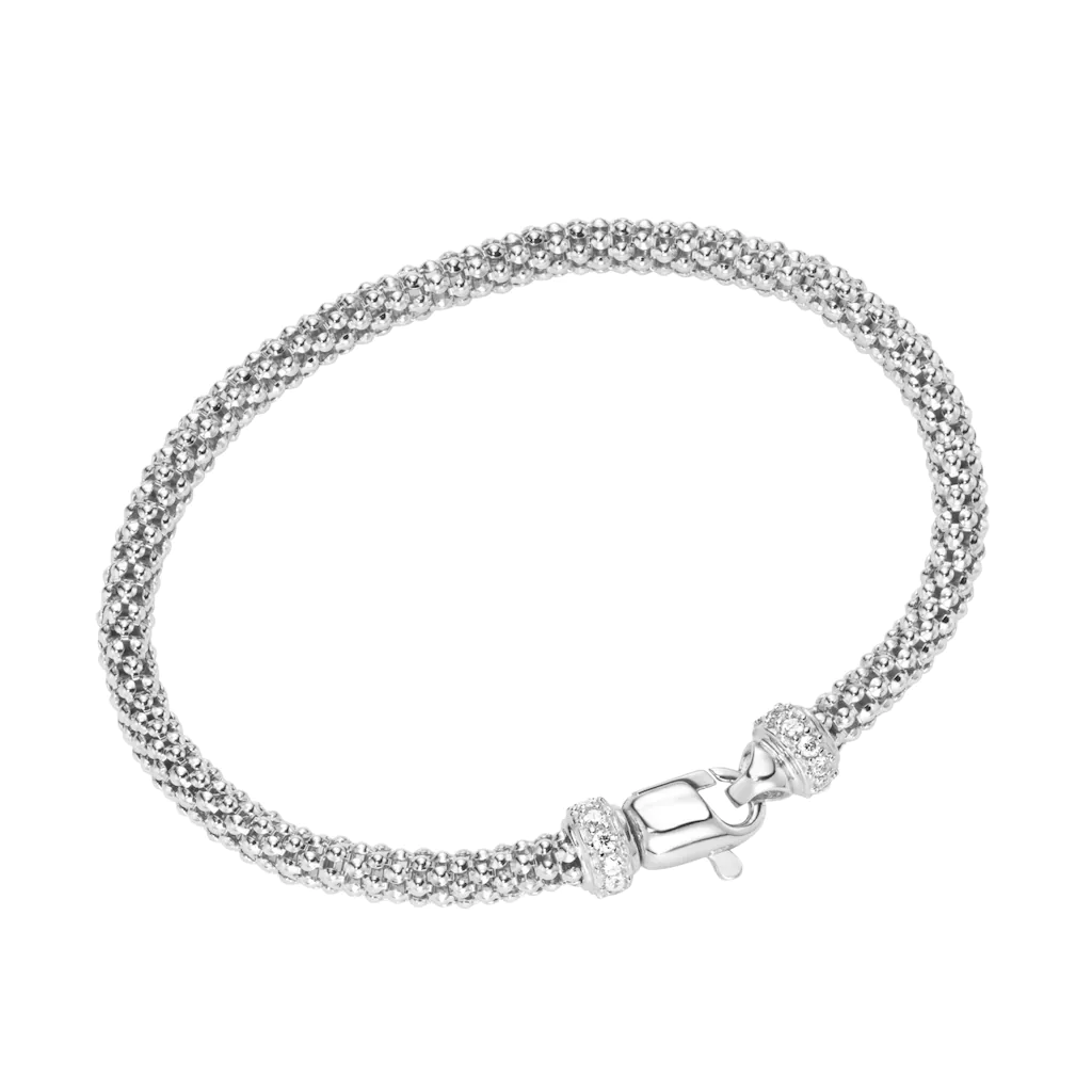 Smart Jewel Armband "Himbeerkette, Zirkonia Steine, Silber 925" günstig online kaufen