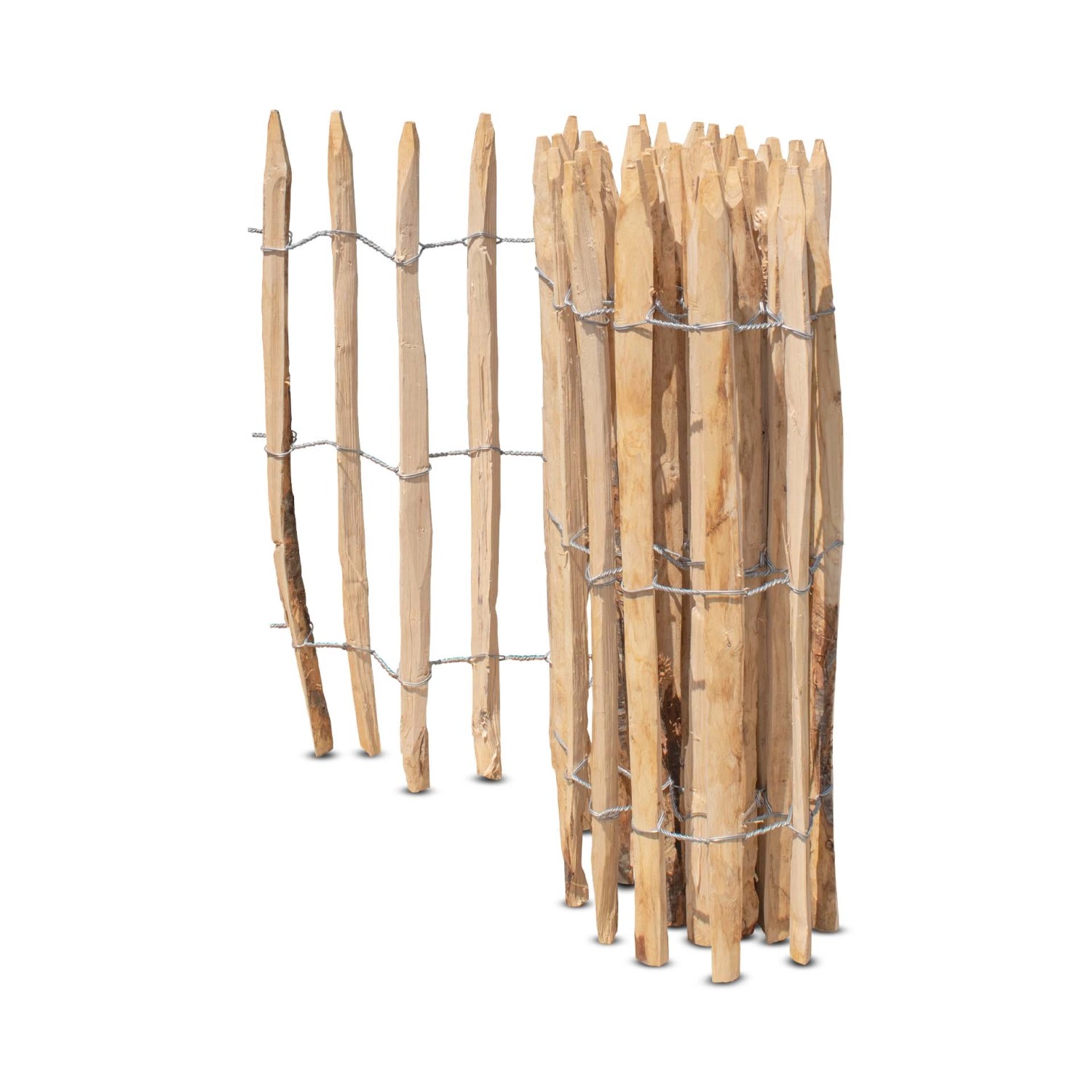 Stiltreu Französischer Premium Staketenzaun Kastanie 500 cm x 80 cm Lattena günstig online kaufen