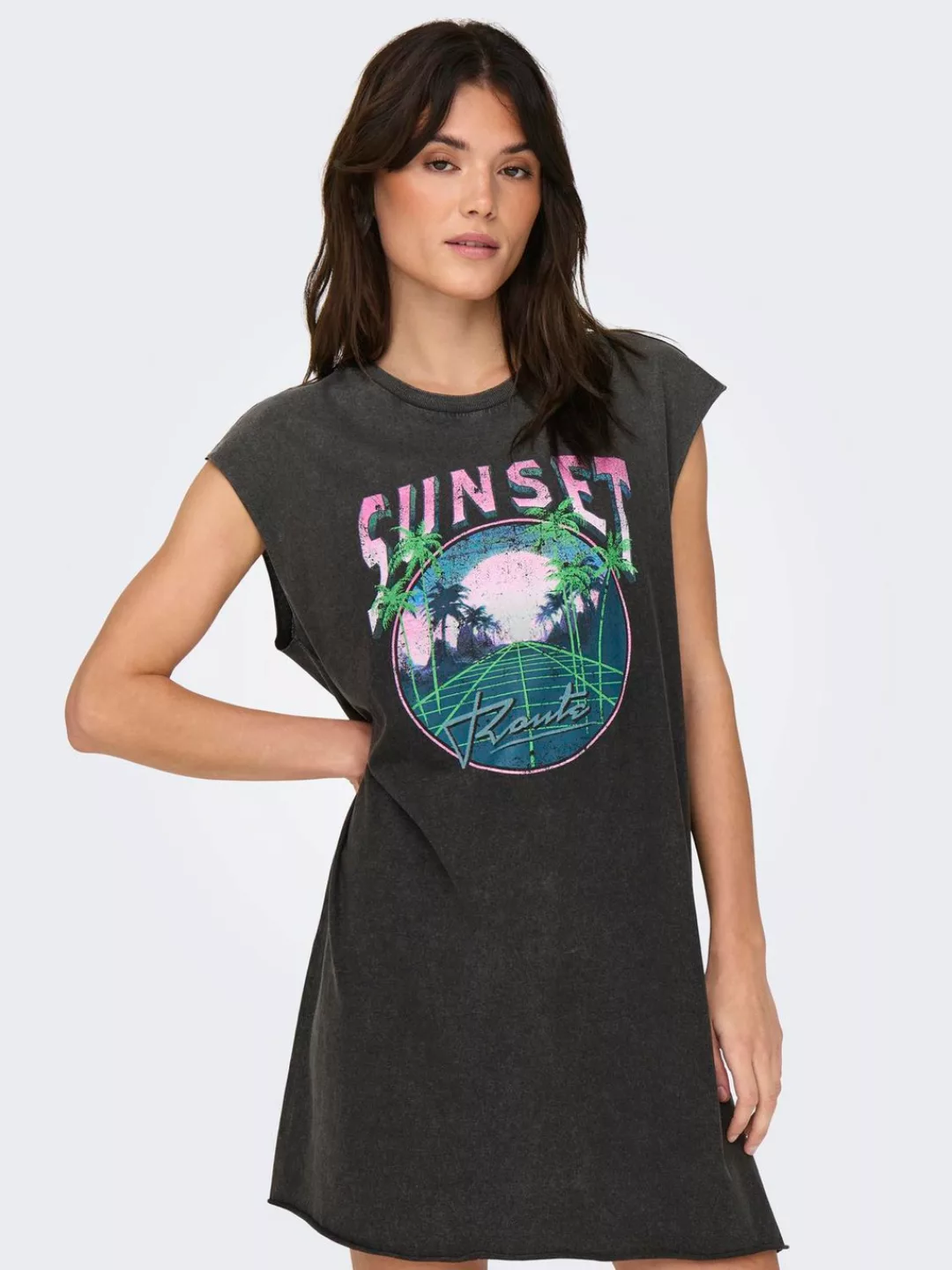 ONLY Shirtkleid "ONLLUCY S/L PALMS DRESS BOX JRS" günstig online kaufen