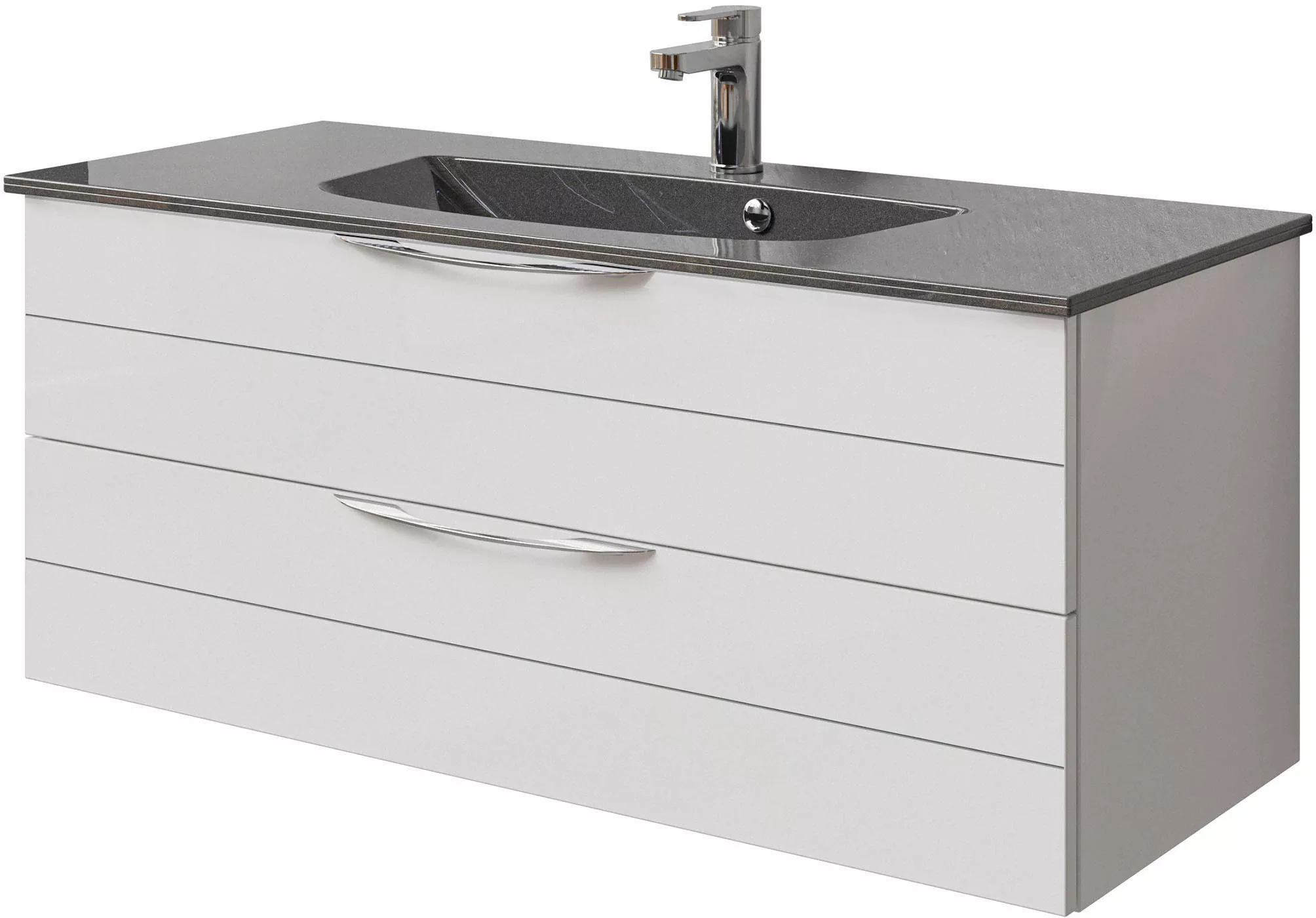 Saphir Waschtisch "Serie 6025 Mineralmarmor-Waschtisch mit Unterschrank, 11 günstig online kaufen