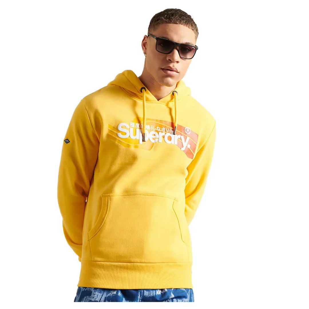 Superdry Core Logo Cali Brushback Sweatshirt S Springs Yellow günstig online kaufen
