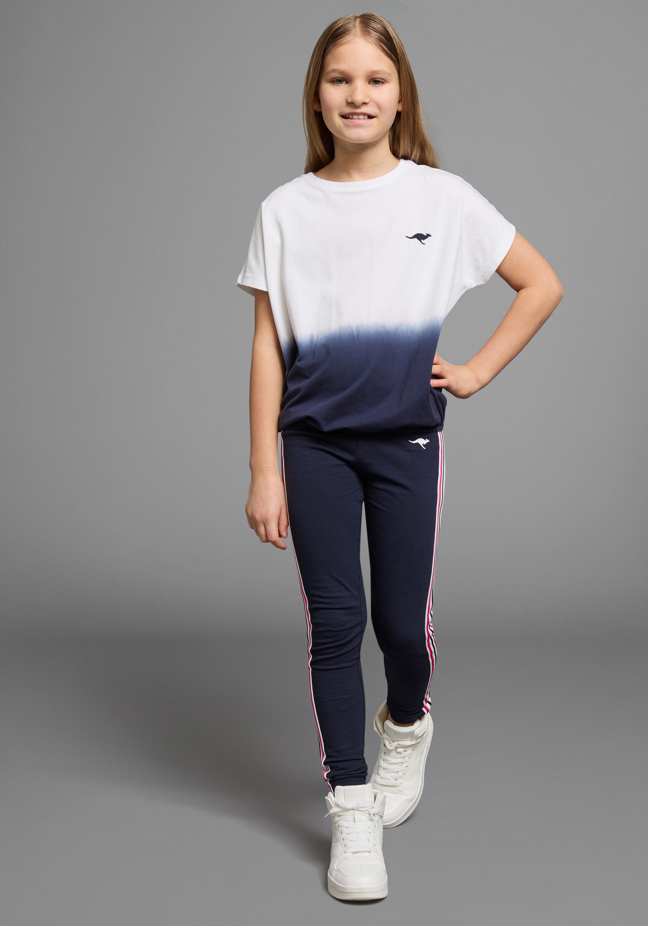 KangaROOS T-Shirt mit Farbverlauf und Logodruck günstig online kaufen