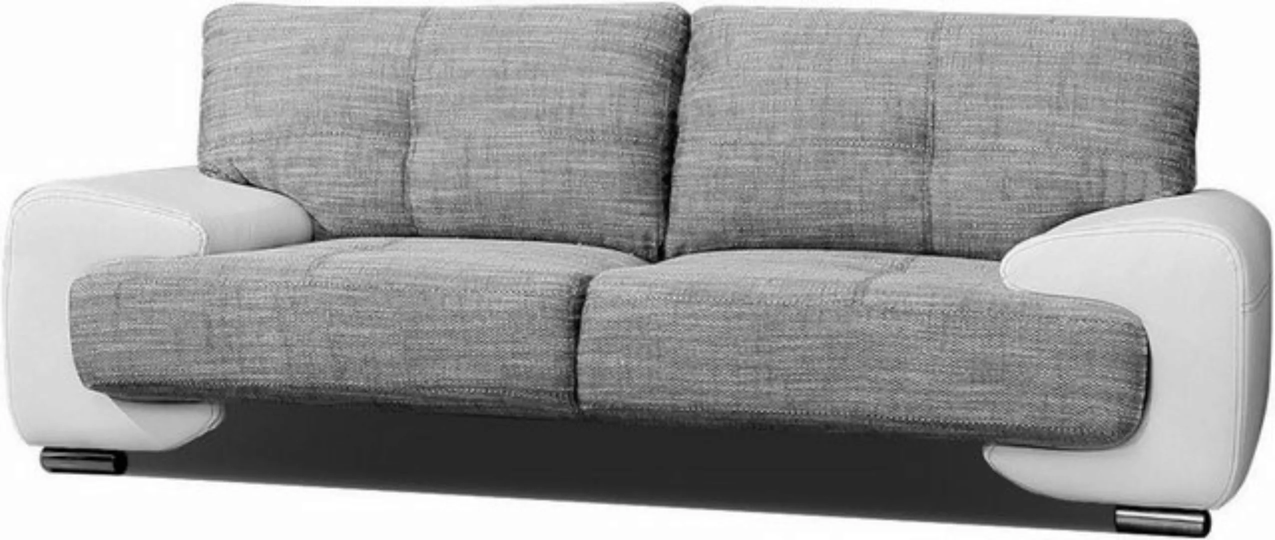 MOEBLO Sofa LORENTO 3-Sitzer, Kleiner 3-Sitzer Design Sofa 3er Büro Kunstle günstig online kaufen