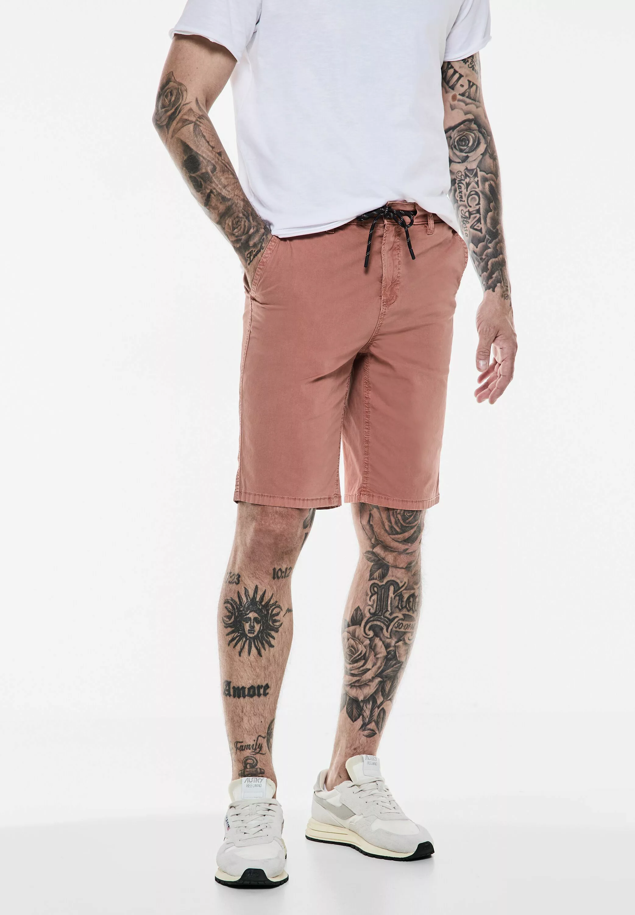 STREET ONE MEN Shorts mit Tunnelzugband günstig online kaufen