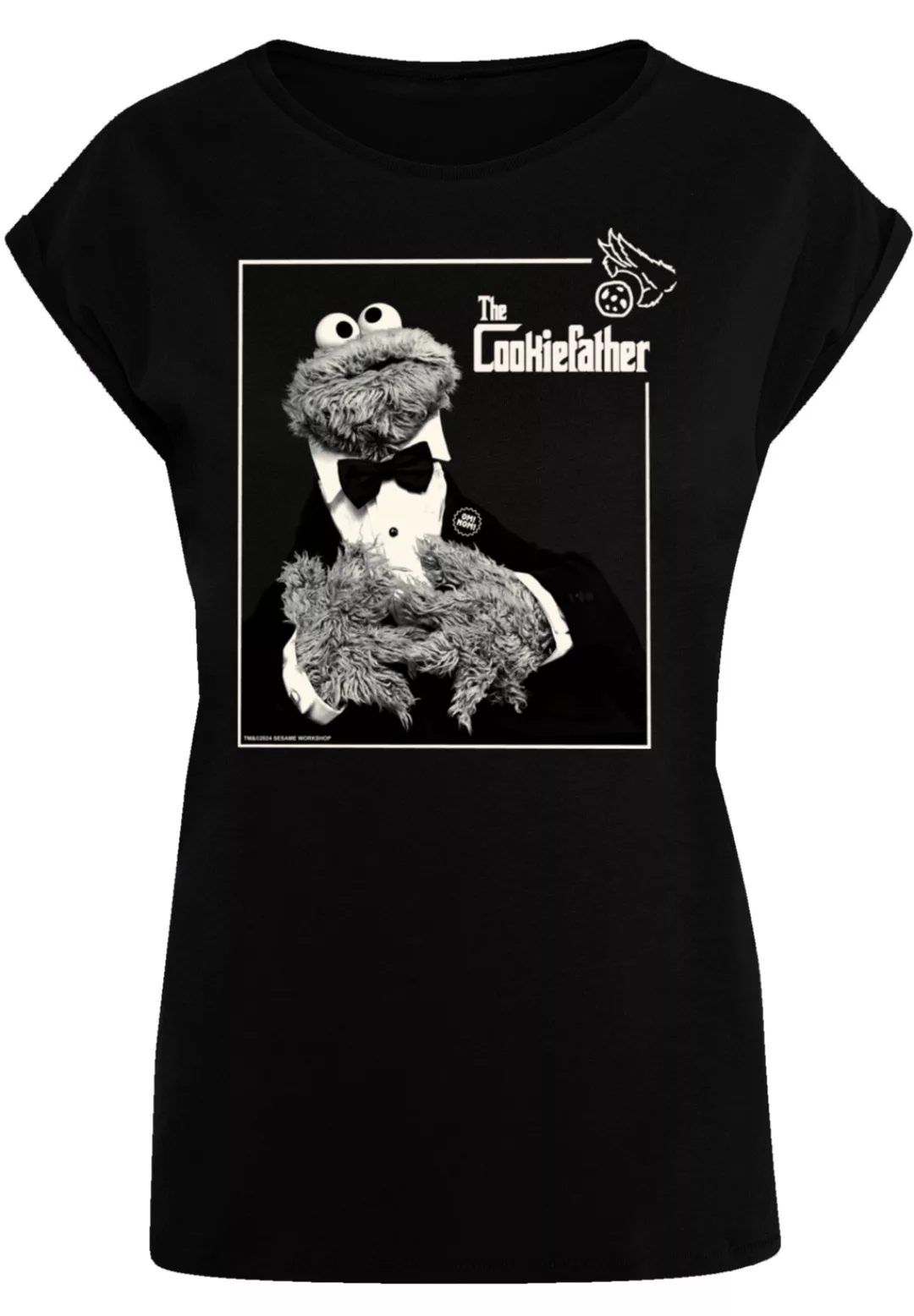 F4NT4STIC T-Shirt "Sesamstraße The Cookiefather", Premium Qualität, Weihnac günstig online kaufen