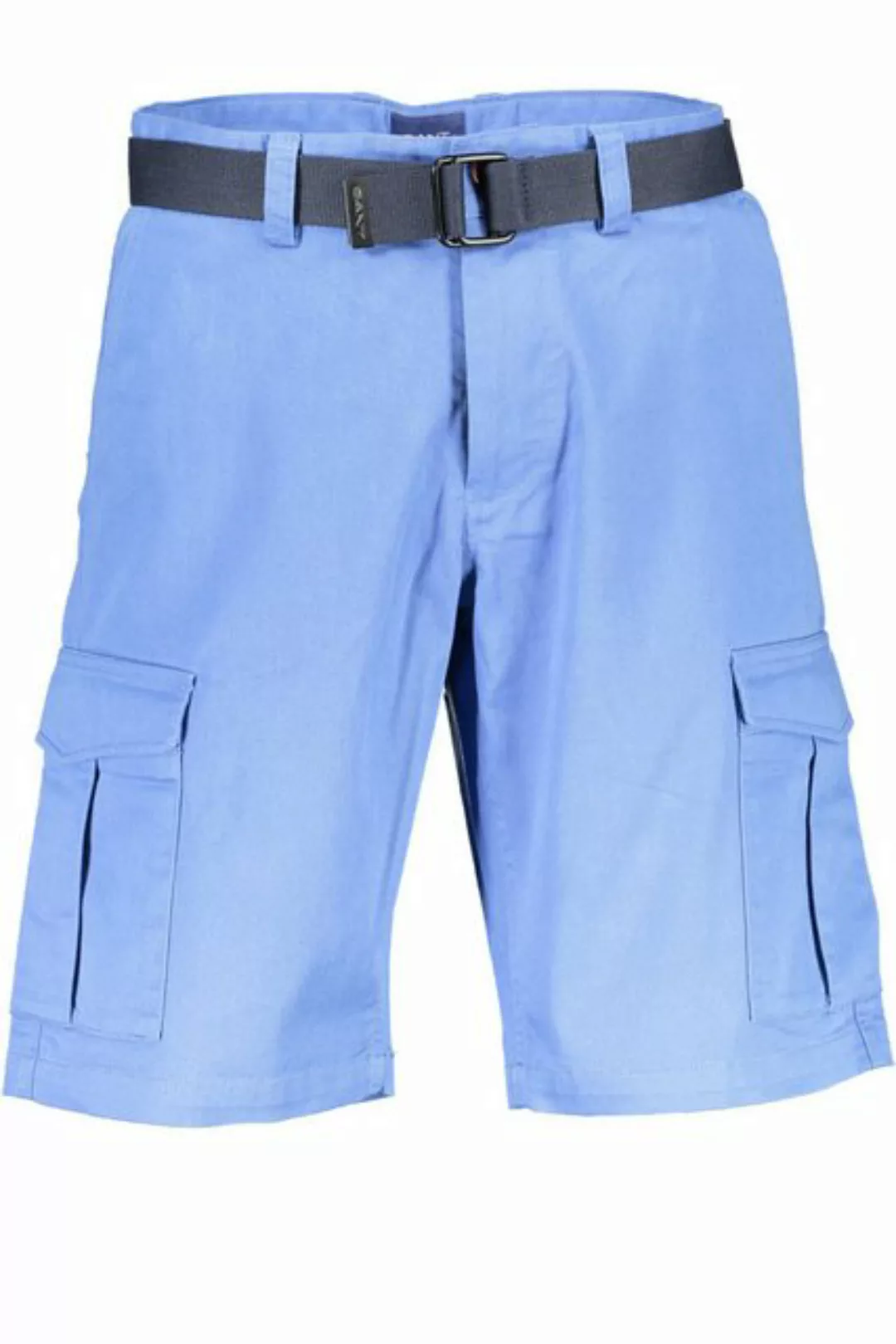 Gant 5-Pocket-Hose Elegante Herren Bermudashorts in Blau mit Gürtel und Vie günstig online kaufen