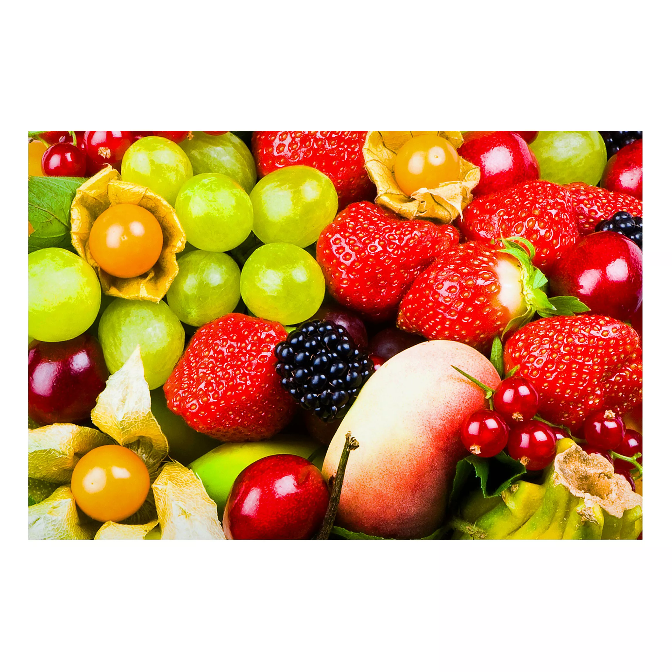 Magnettafel Küche - Querformat 3:2 Tropical Fruits günstig online kaufen