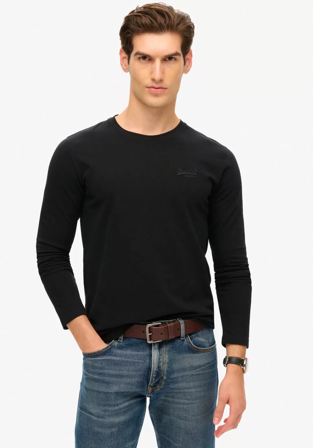 Superdry Langarmshirt ESSENTIAL LOGO LONG SLEEVE TOP günstig online kaufen