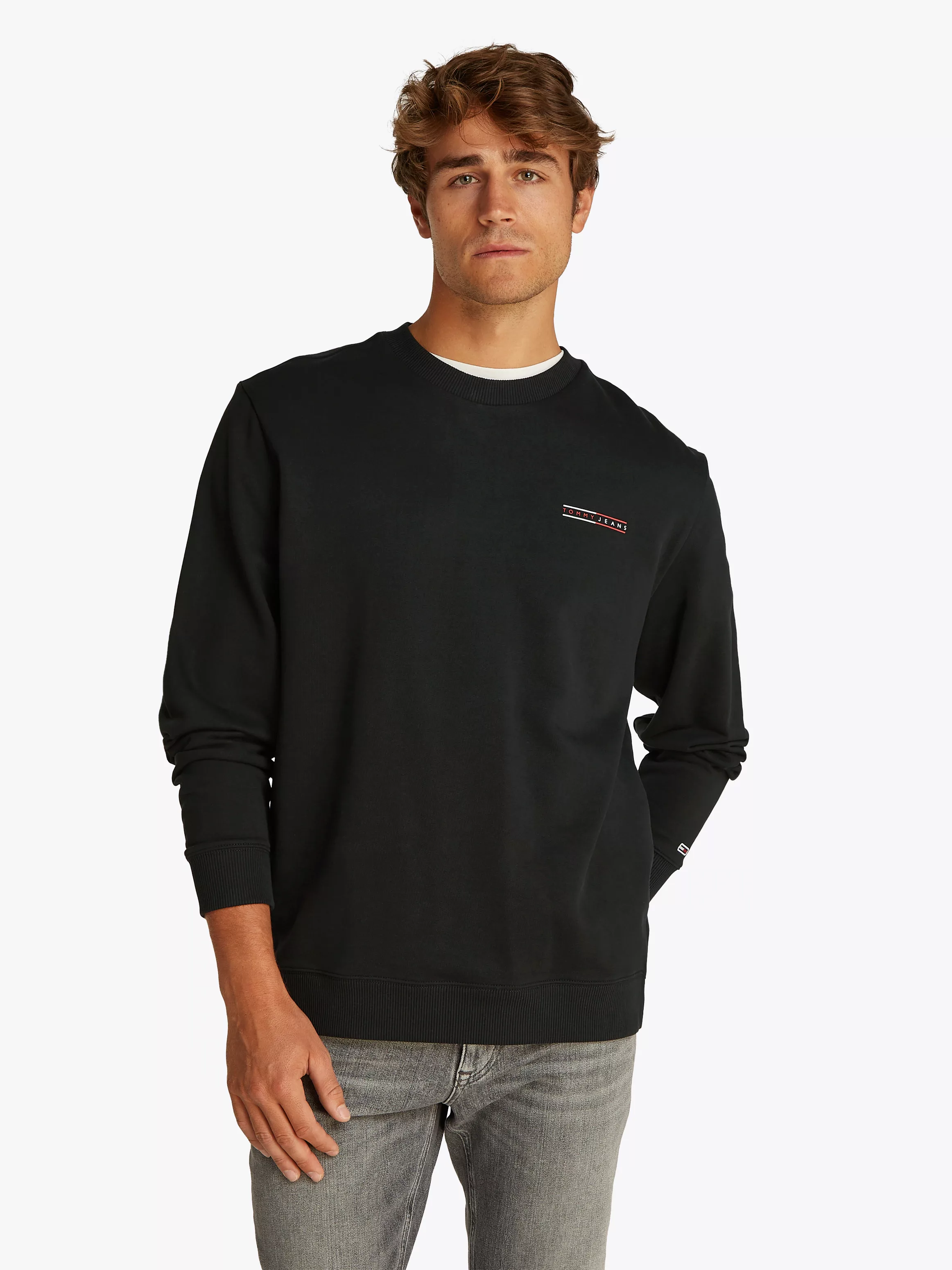 Tommy Jeans Sweatshirt "TJM REG ENTRY GRAPHIC CREW EXT", leicht überschnitt günstig online kaufen