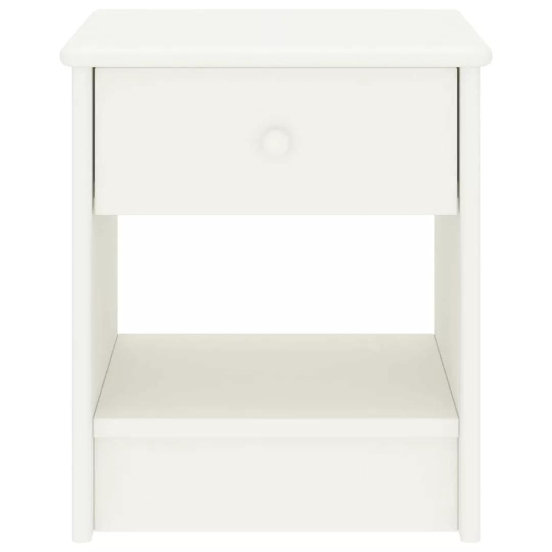 Nachttisch Weiß 35x30x40 Cm Kiefer Massivholz günstig online kaufen