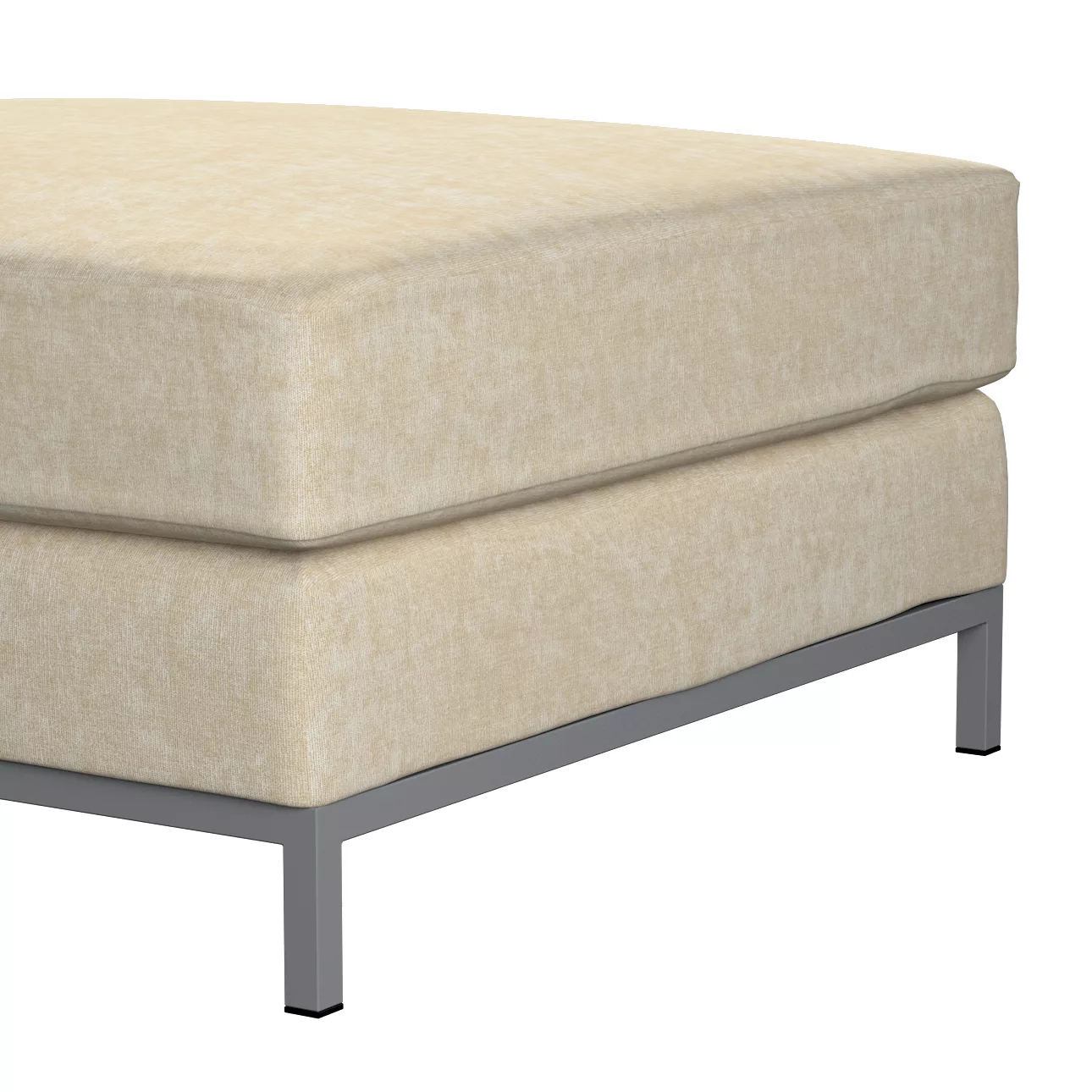 Bezug für Kramfors Hocker, grau-beige, Husse, Kramfors Hocker, Chenille (16 günstig online kaufen