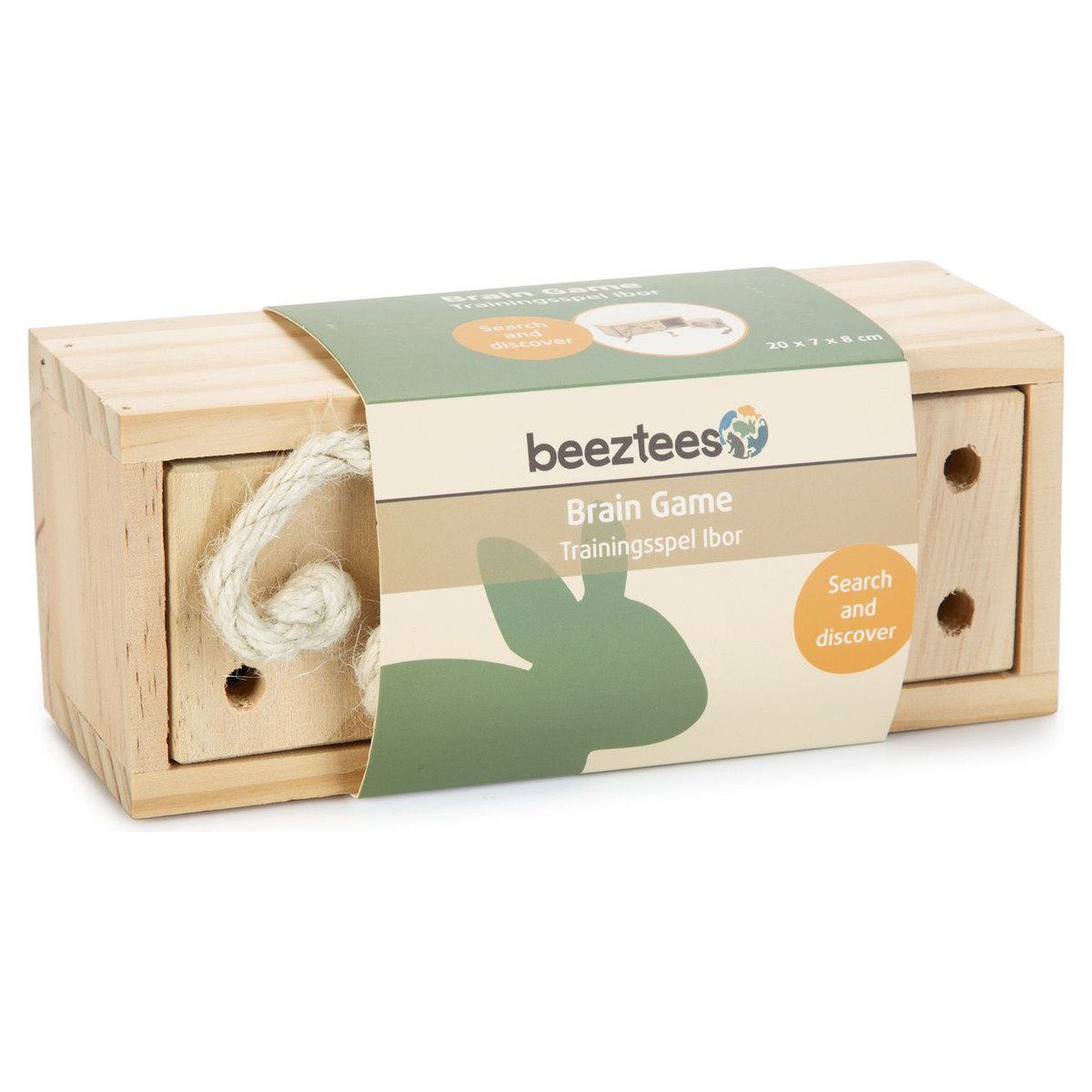 Beeztees Tier-Intelligenzspielzeug Nager Spielzeug Ibor Holz günstig online kaufen