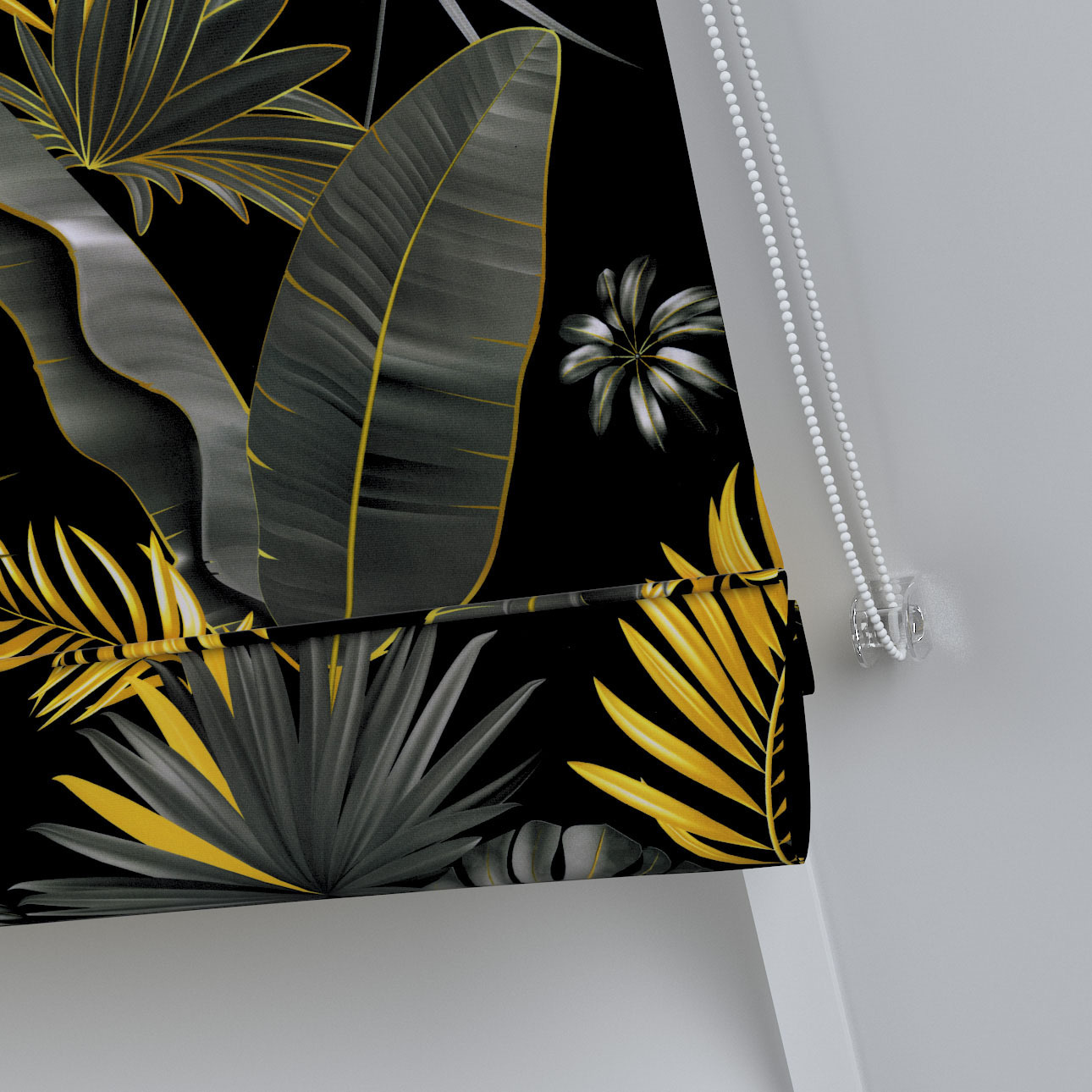 Dekoria Dachfenster-Raffrollo Rimini, schwarz-grün, 50 x 60 cm günstig online kaufen