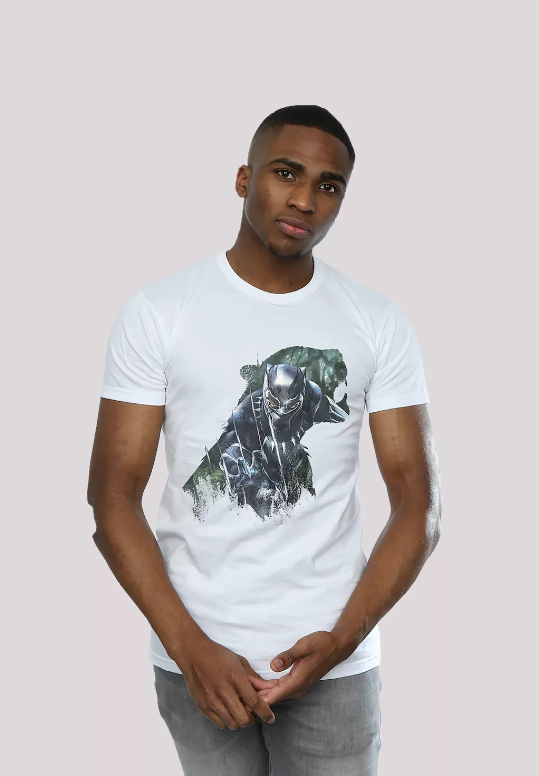 F4NT4STIC T-Shirt "Marvel Black Panther Wild Sillhouette", Print günstig online kaufen