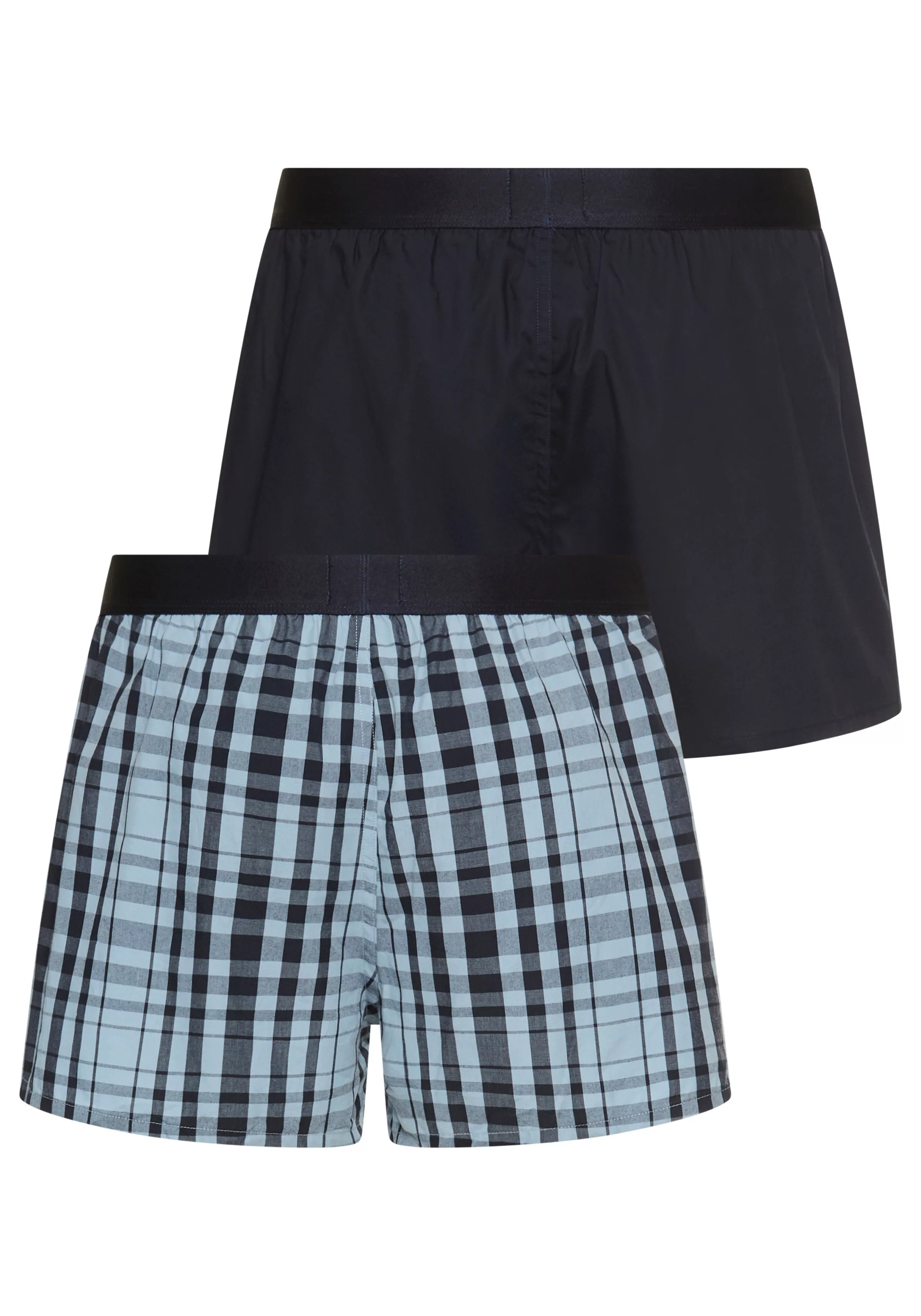 BOSS Pyjamashorts "2P Boxer Shorts EW", (Packung, 2 tlg., 2er), mit Logobun günstig online kaufen
