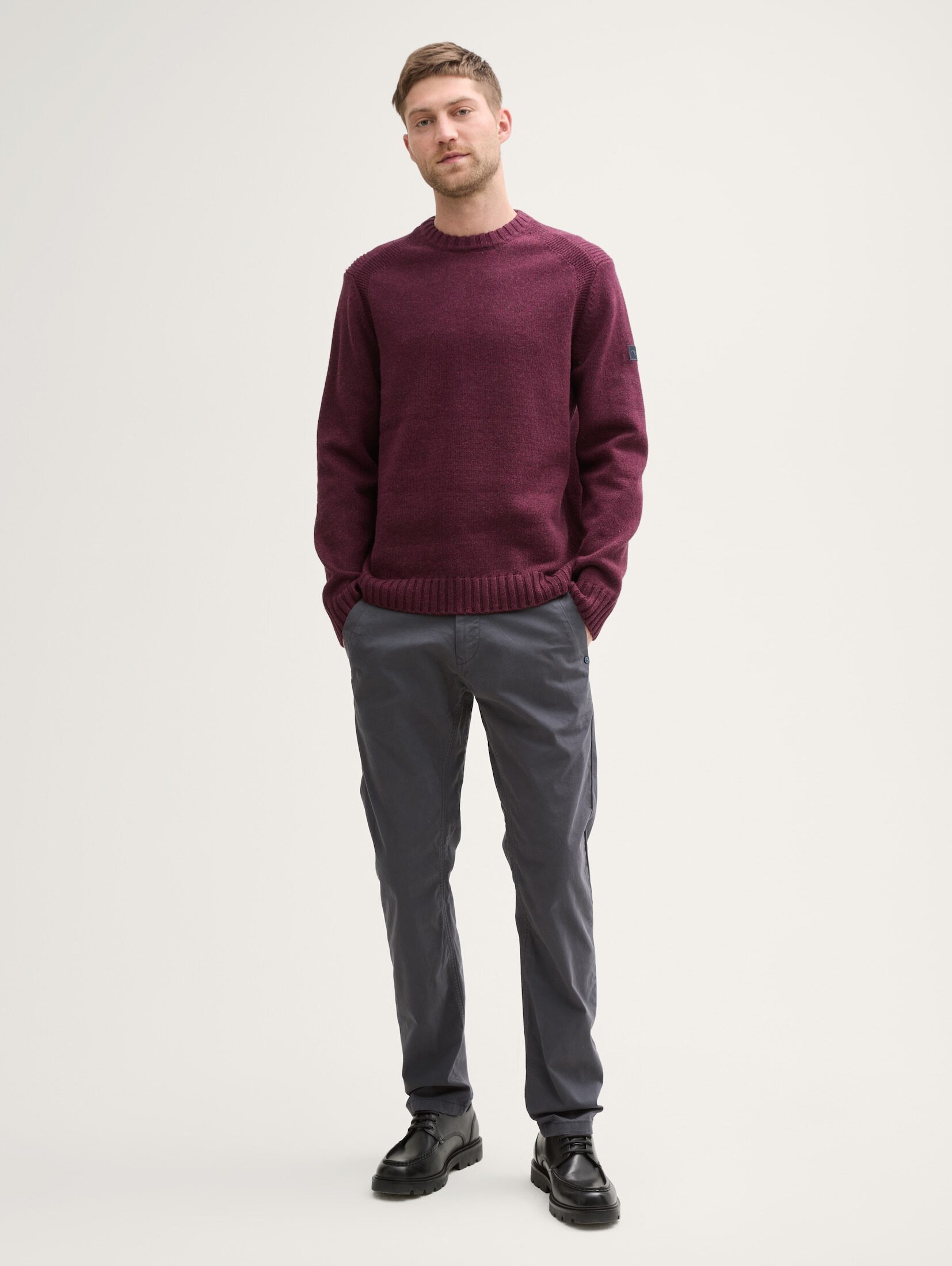 Tom Tailor Herren Chinohose TAPERED CHINO - Mid Waist - Tapered Fit günstig online kaufen