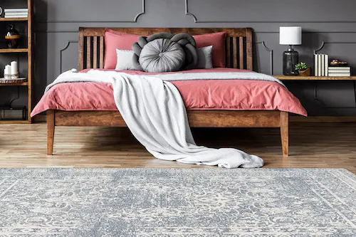 my home Teppich »Melody«, rechteckig, 10 mm Höhe, Wohnzimmer günstig online kaufen