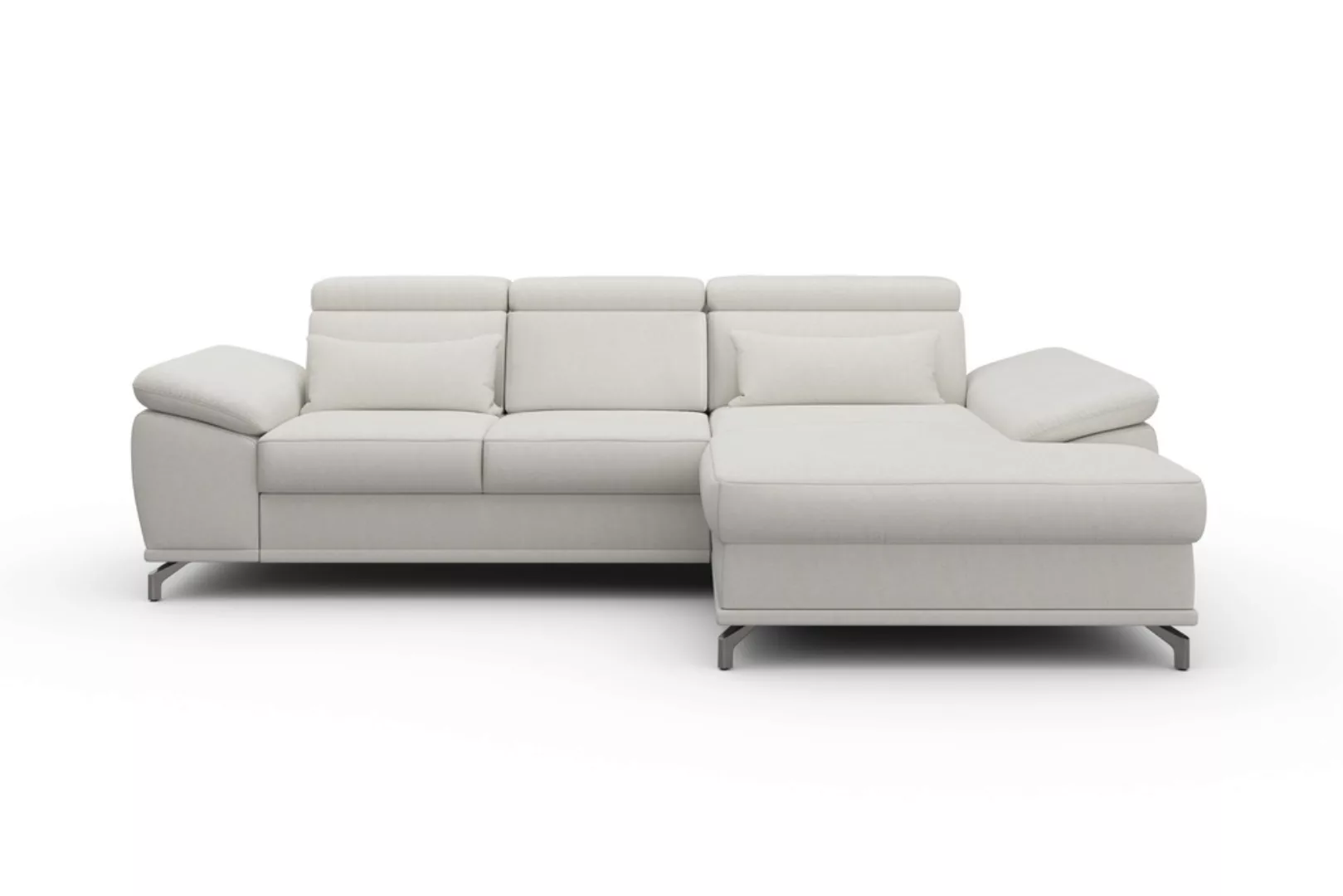 sit&more Ecksofa "Cabrio L-Form, mit Sitztiefenverstellung, Arm- und Kopfte günstig online kaufen