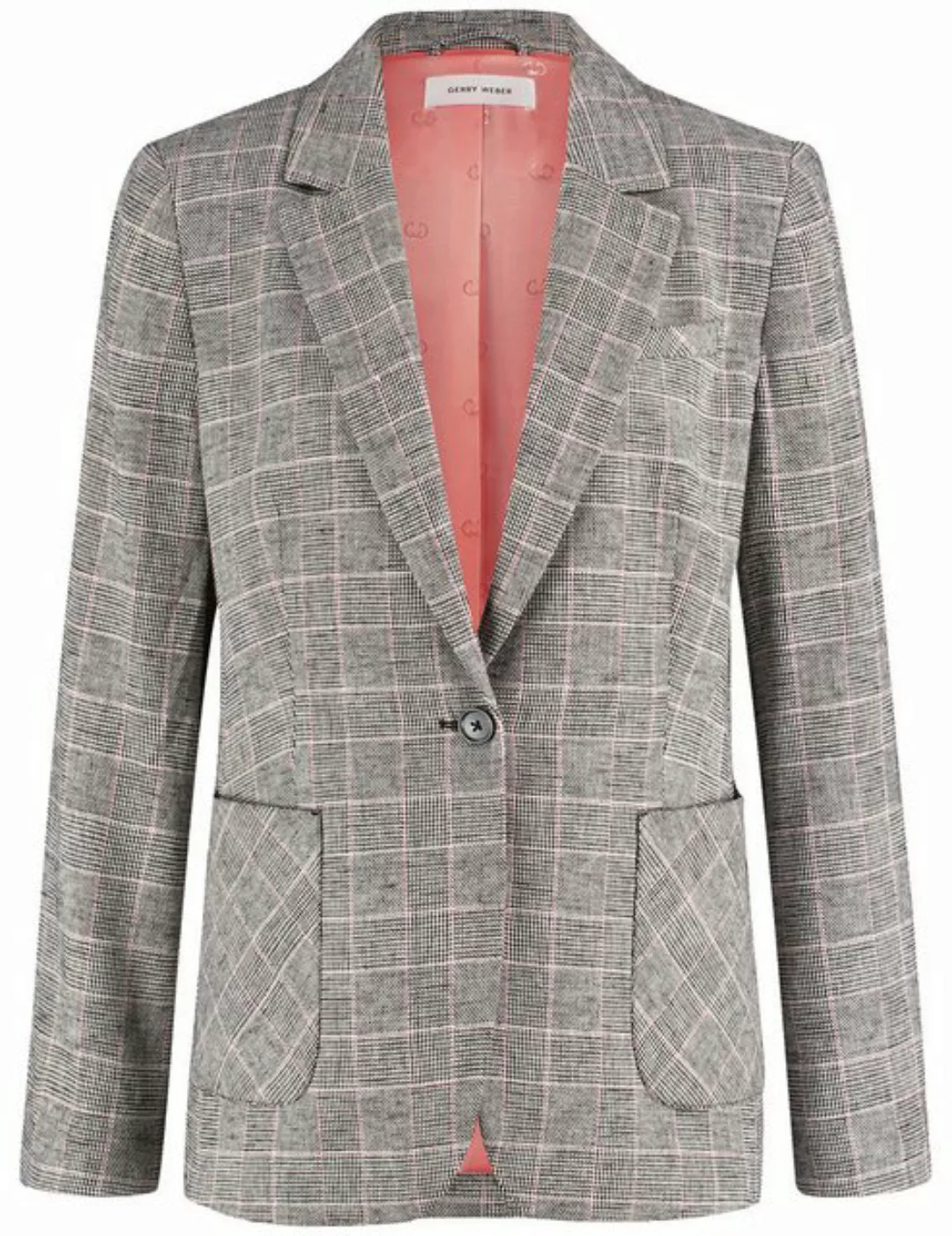 GERRY WEBER Jackenblazer Taillierter Blazer mit Glencheck Muster günstig online kaufen