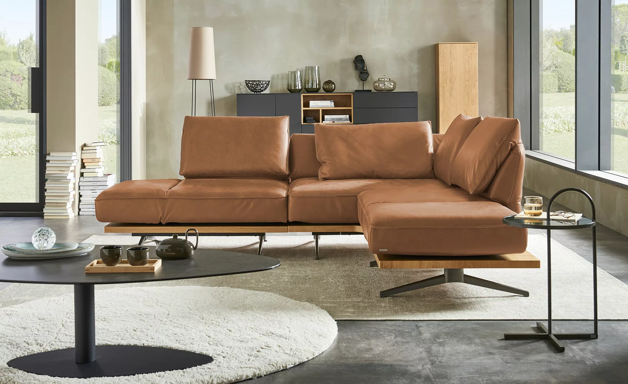 KOINOR Ecksofa  Phoenix ¦ braun ¦ Maße (cm): B: 253 H: 87 T: 209.0 Polsterm günstig online kaufen