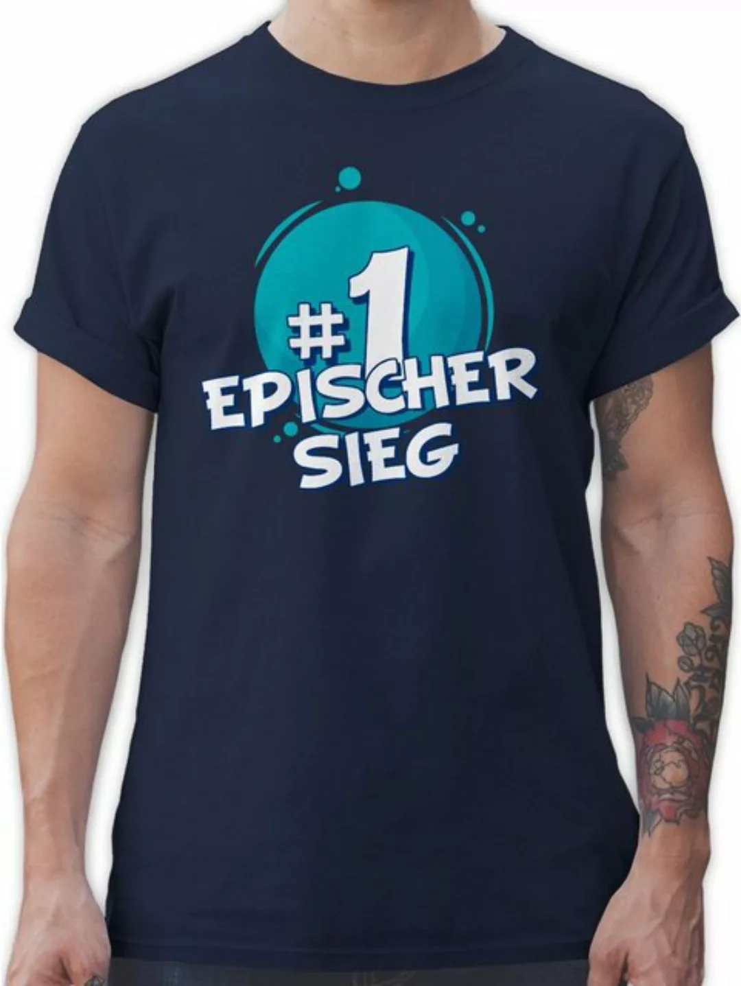 Shirtracer T-Shirt Epischer Sieg, Geschenk für Gamer, Zocker Geschenk, Zock günstig online kaufen