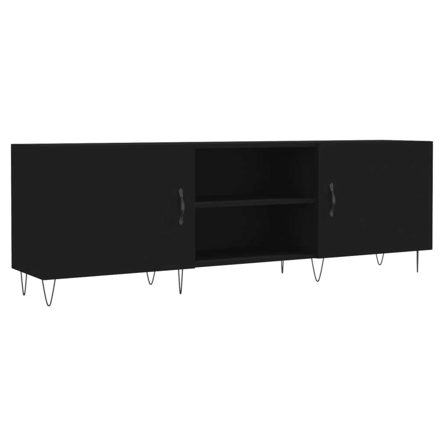 vidaXL TV-Schrank TV-Schrank Schwarz 150x30x50 cm Spanplatte günstig online kaufen