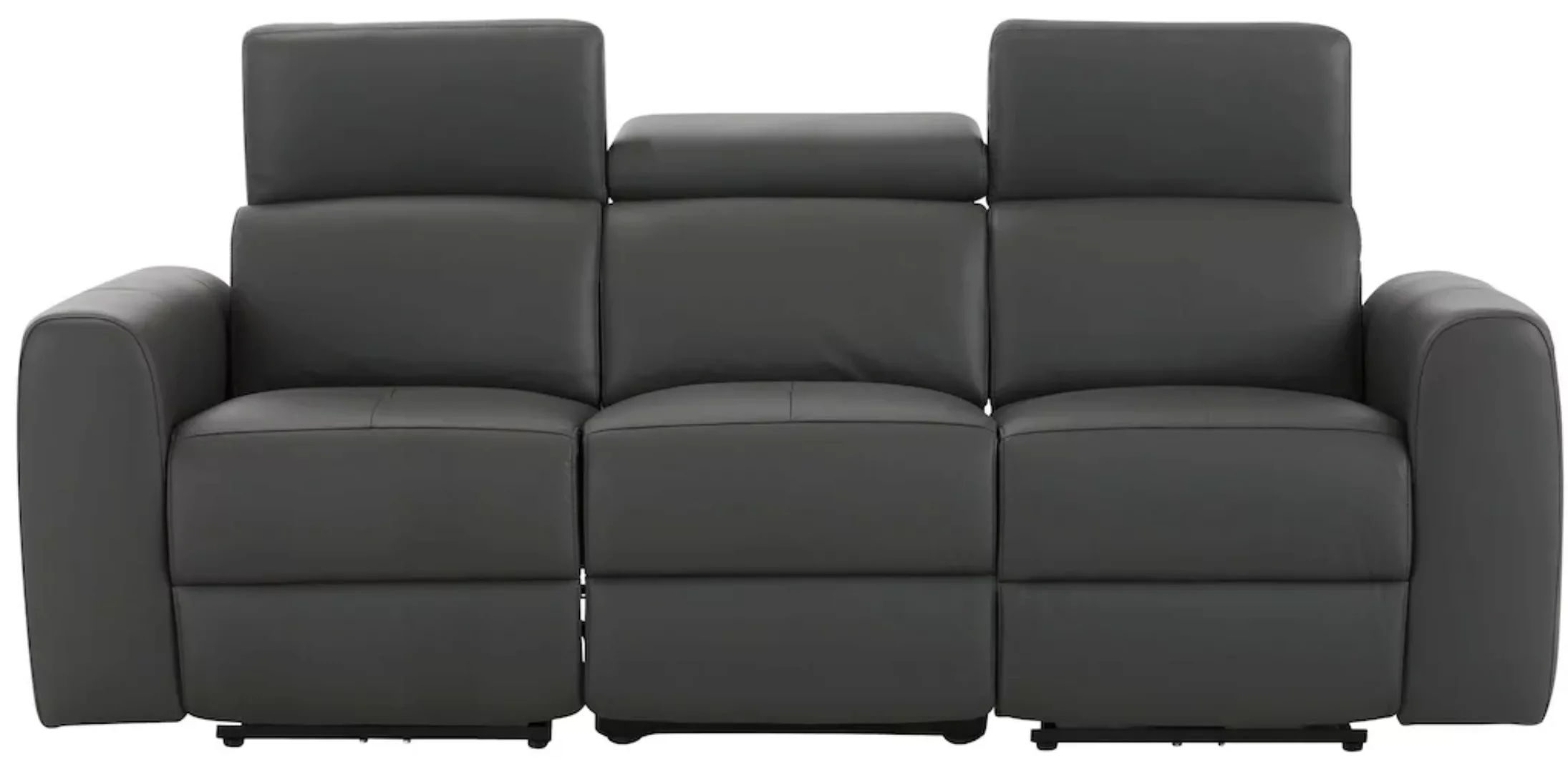 Home affaire 3-Sitzer Sentrano, auch mit elektrischer Funktion mit USB-Ansc günstig online kaufen